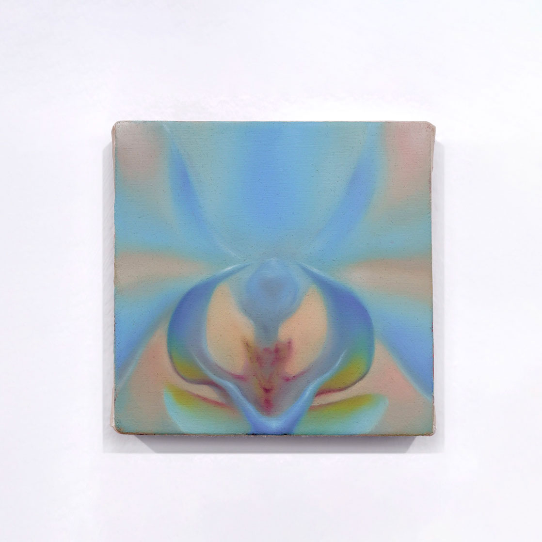 Destierra (2024), oil on canvas, 4x4"