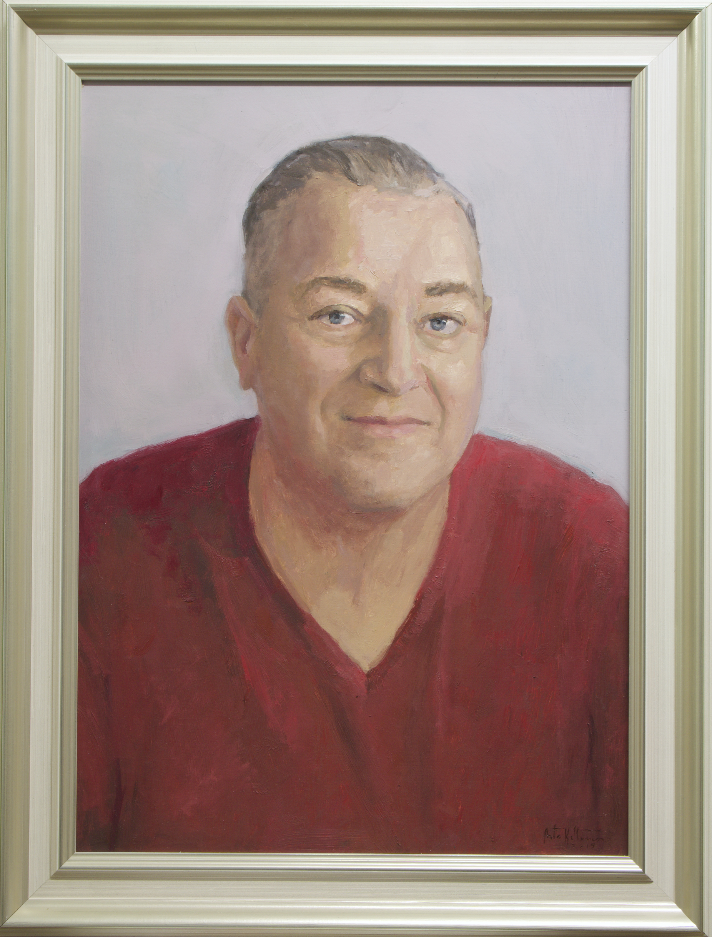 "Muotokuva", oil, 47x34cm, 2019, sold