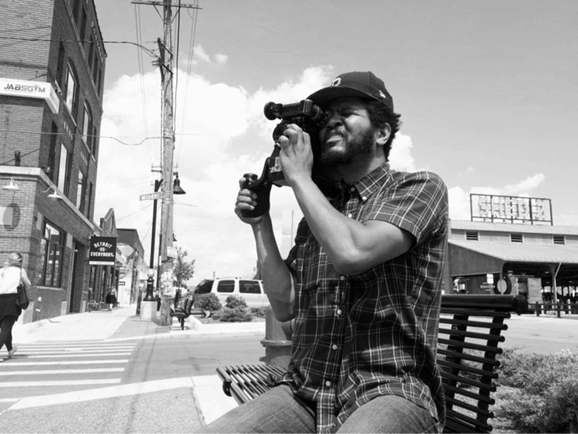 Ephraim Asili Eastern Market, Detroit, 2016Fluid Frontiers production stillPhoto by Oona Mosna