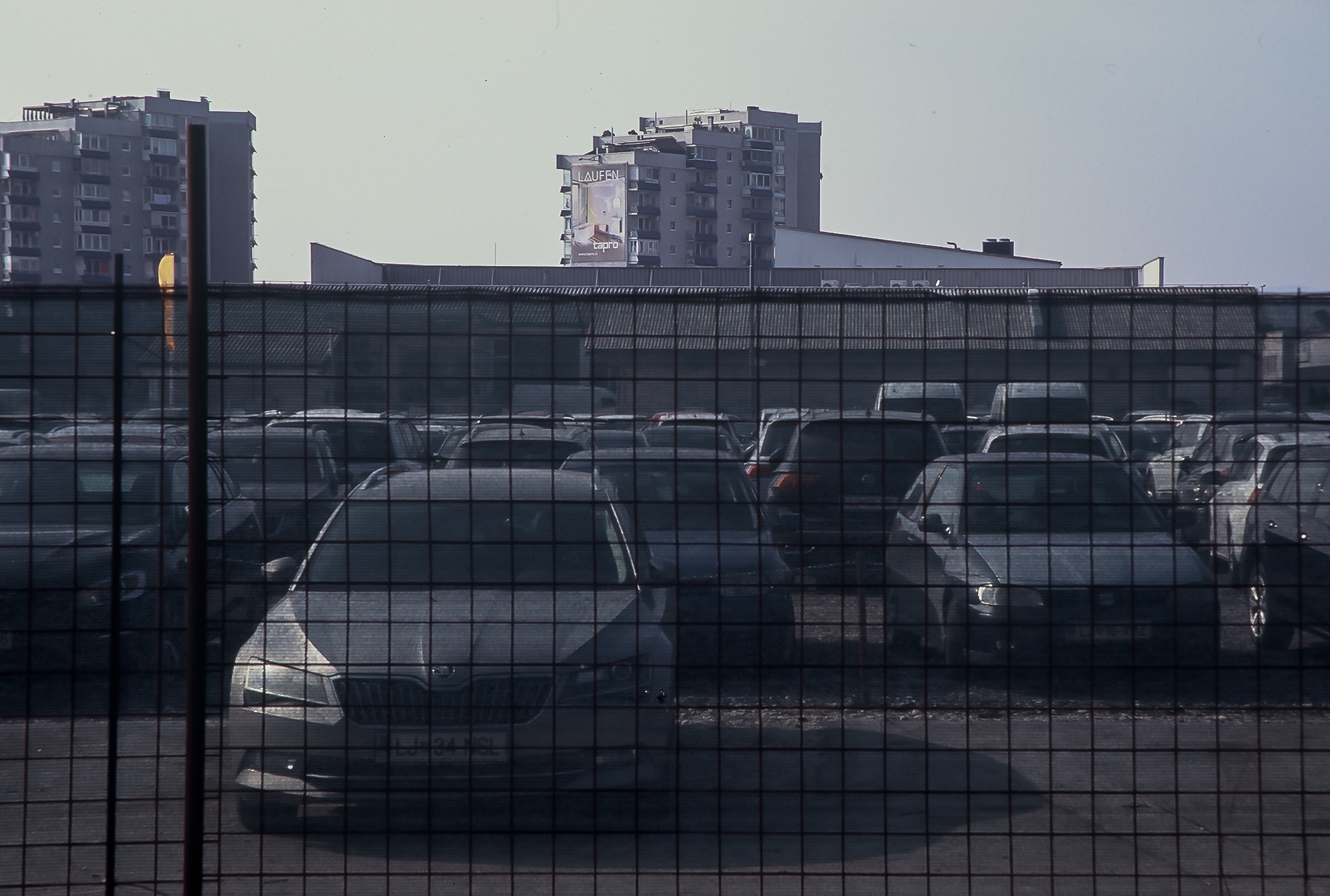 Stanovanjska soseska ŠS 8 in industrijska cona Stegne / ŠS 8 residential area and Stegne industrial park, Ljubljana 