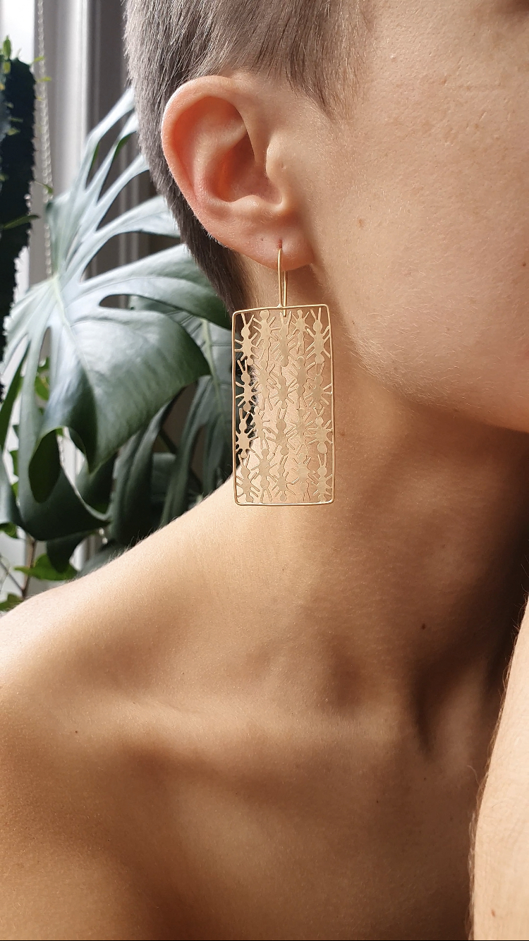 Marching Ant Earrings, 2022
