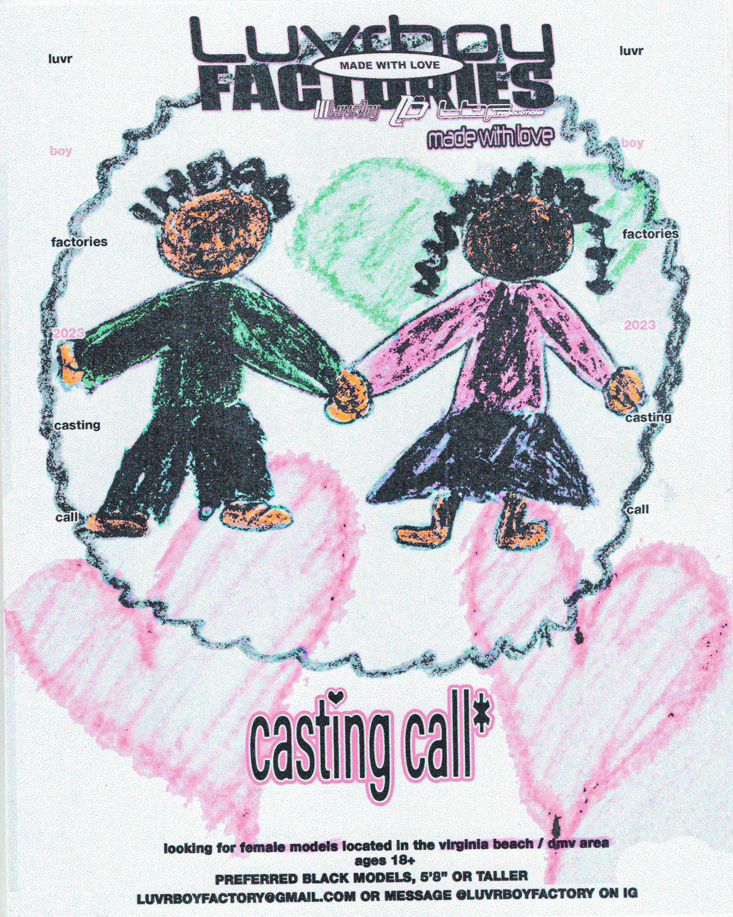 luvr boy factories casting call