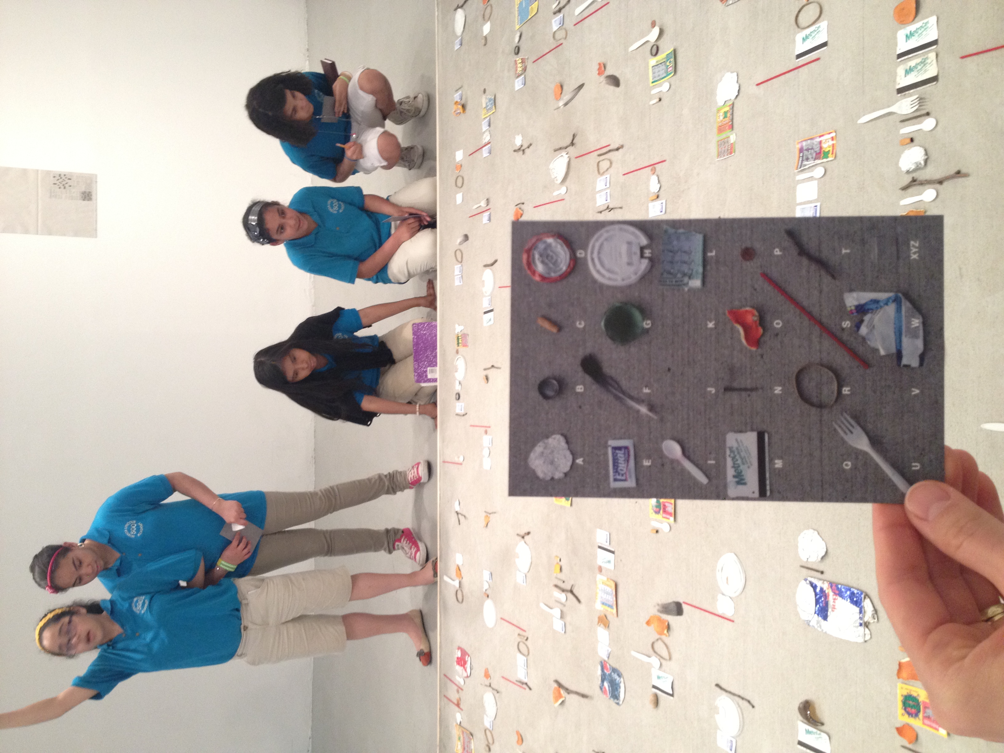 New York Free Alphabet, gallery installation view