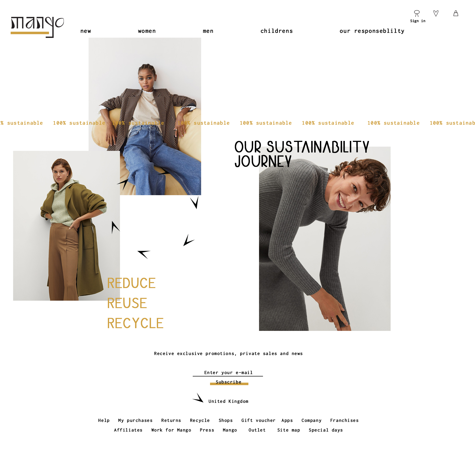 picture, mango website prototype