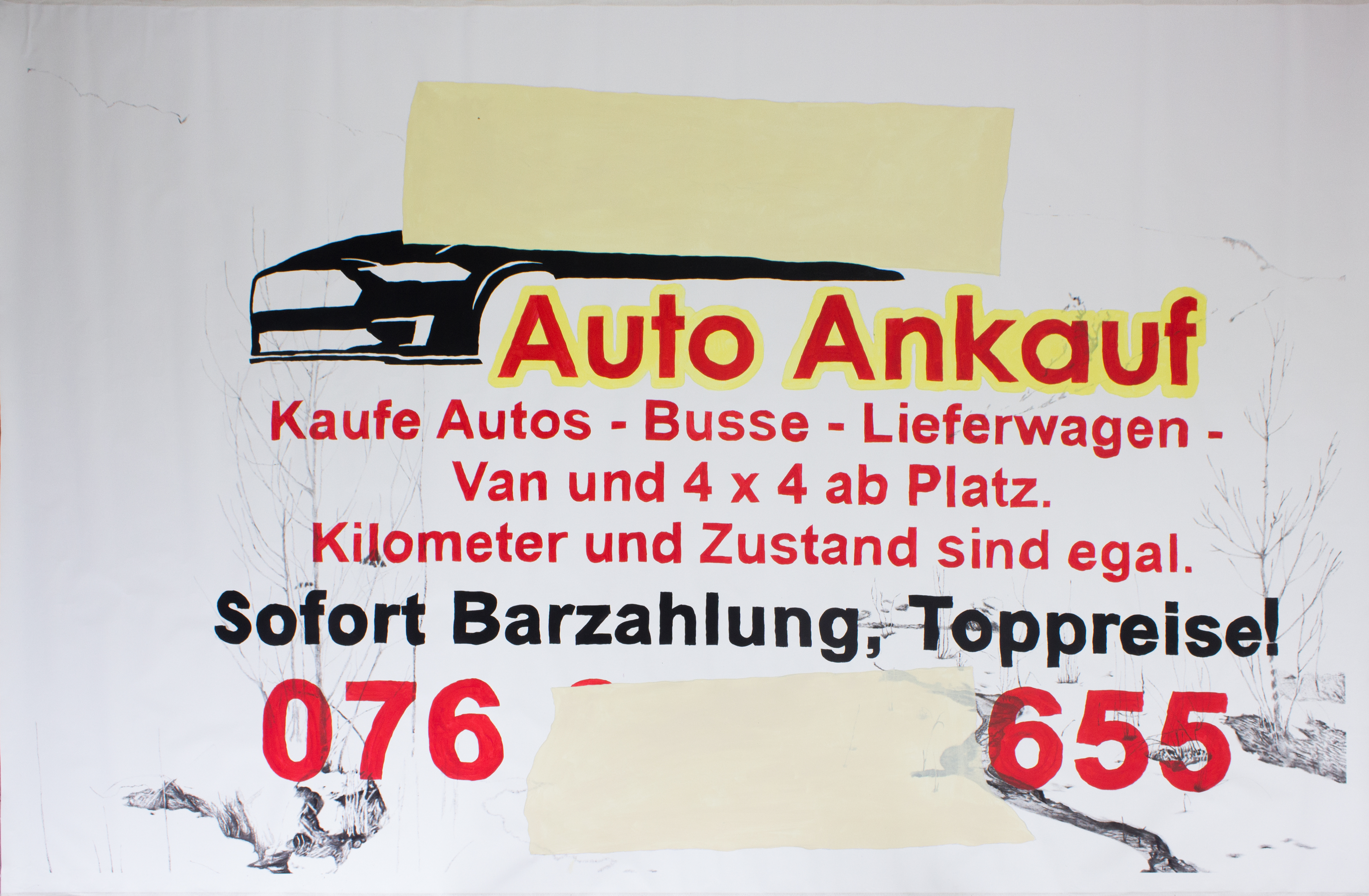 Frick_01 / Oil and acrylic on canvas / 200cm x 335cm / 2021