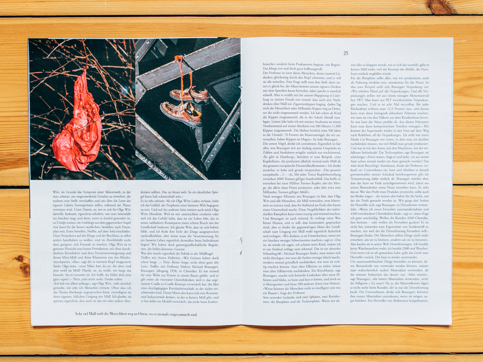 ZEIT Magazin / Cover Story about Waste / Nr. 2 Januar 2020