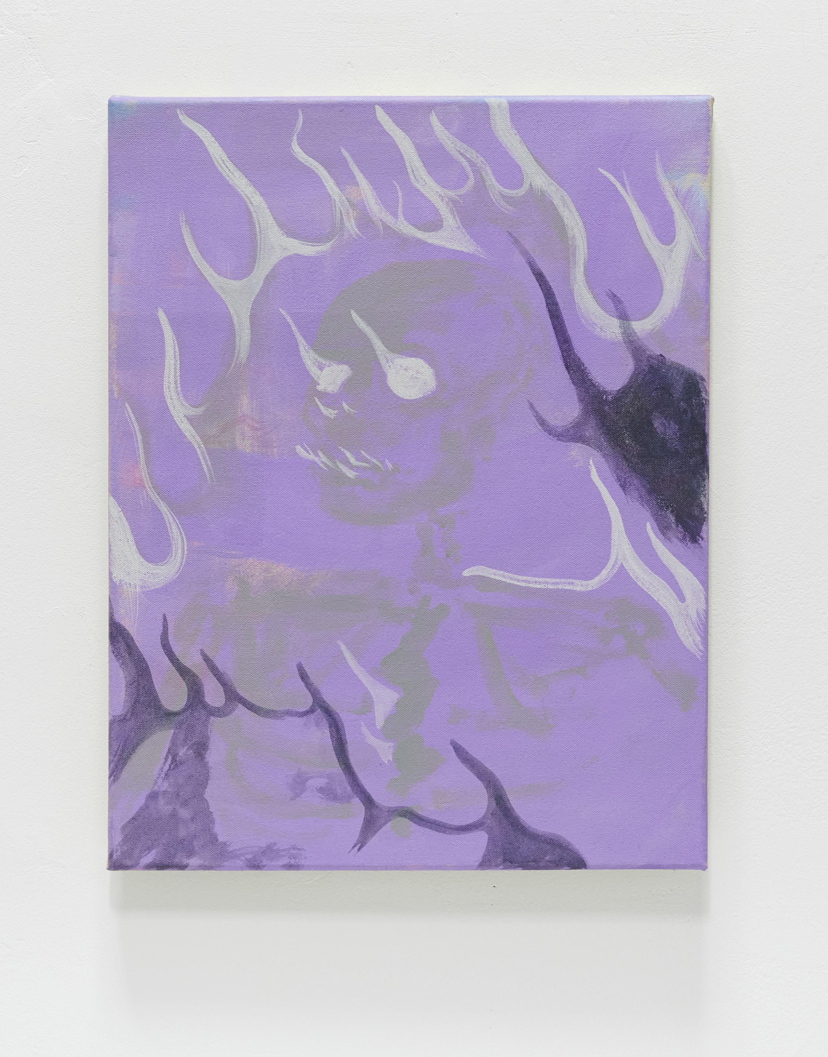 Portrait of a Palestinian Child, acrylic on canvas, 11" x 14," 2023