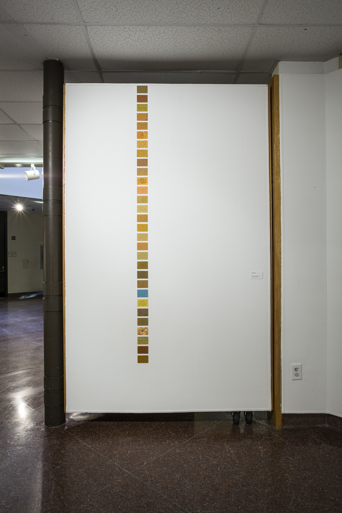 Test (for John Cage), Installation View, 2008-2014, Monotyped Playing Cards