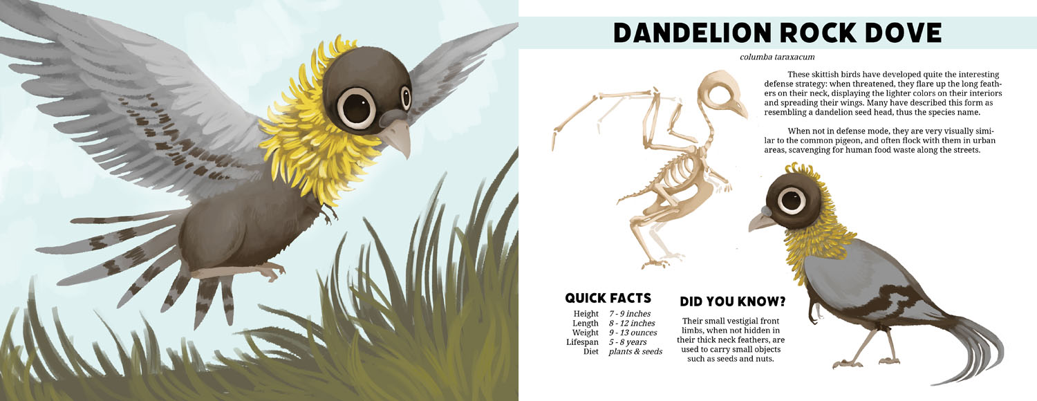 Dandelion Rock DoveDigital, 8.5 x 22, 2022