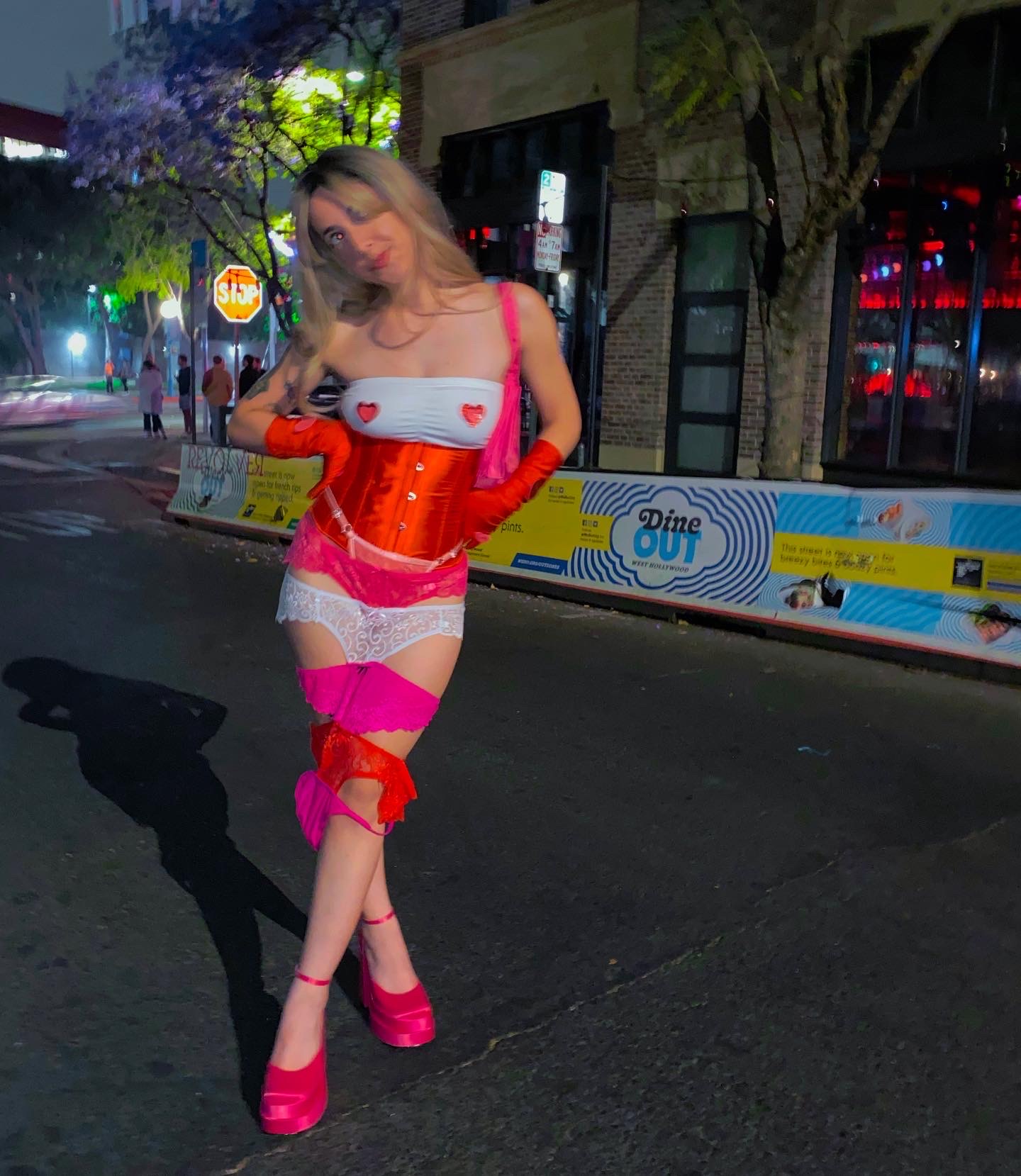 Willow Pill Costume - Underwear Dress construction by Moi