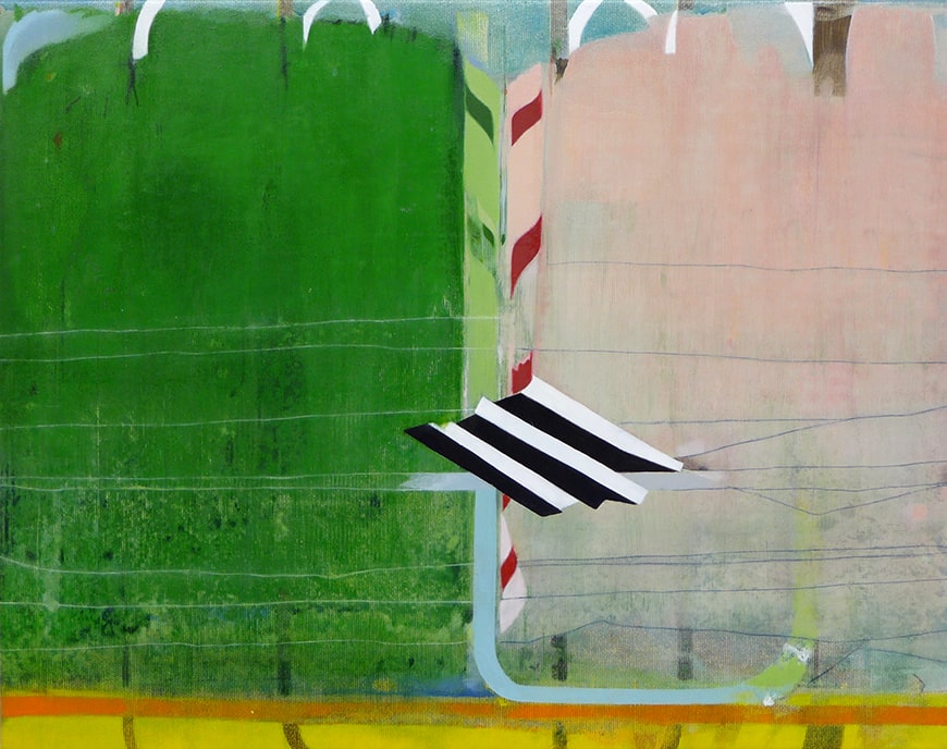 Double Blind, 2014 oil on canvas, 40 x 50cm*