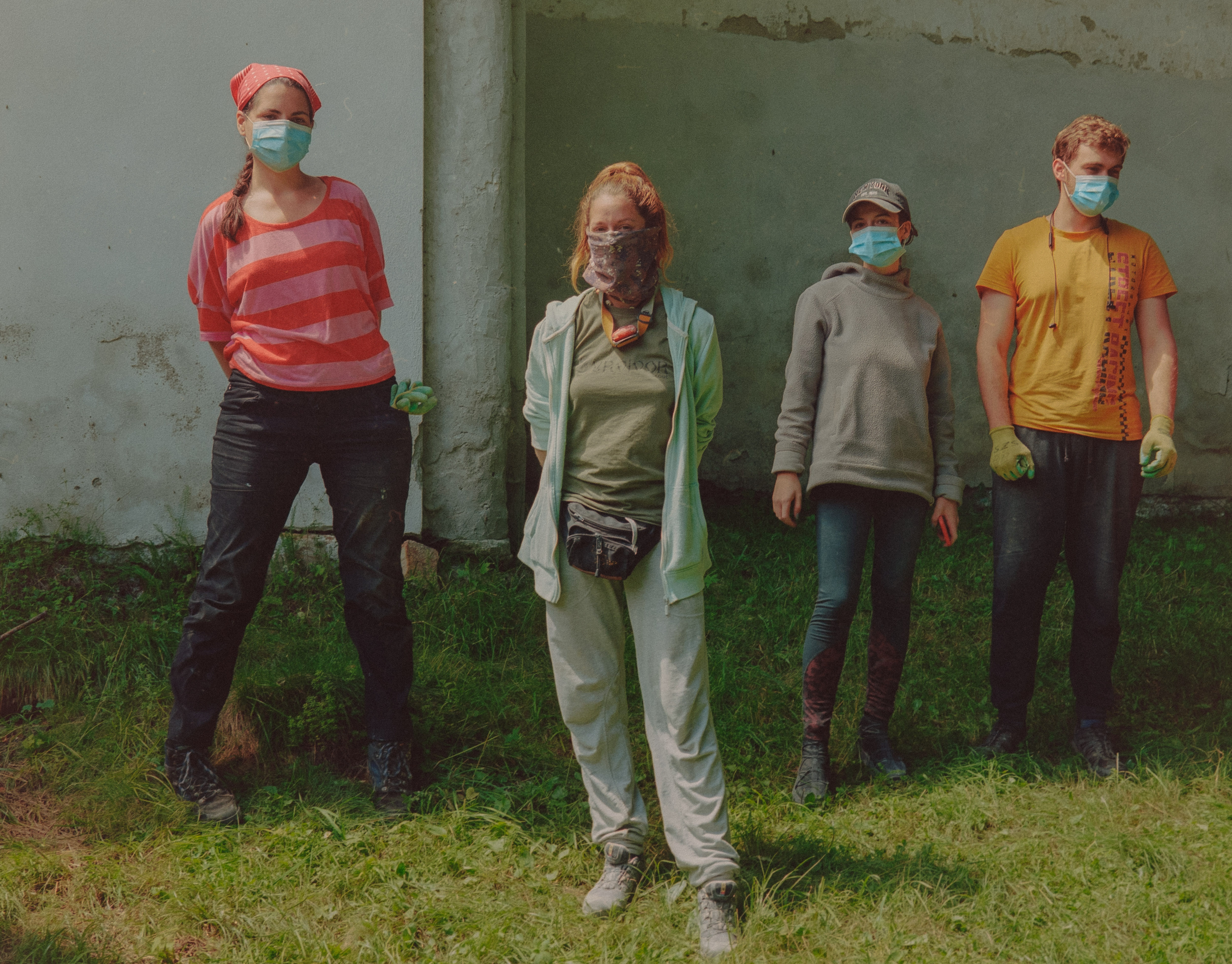 activists restoring a church to save it from demolition