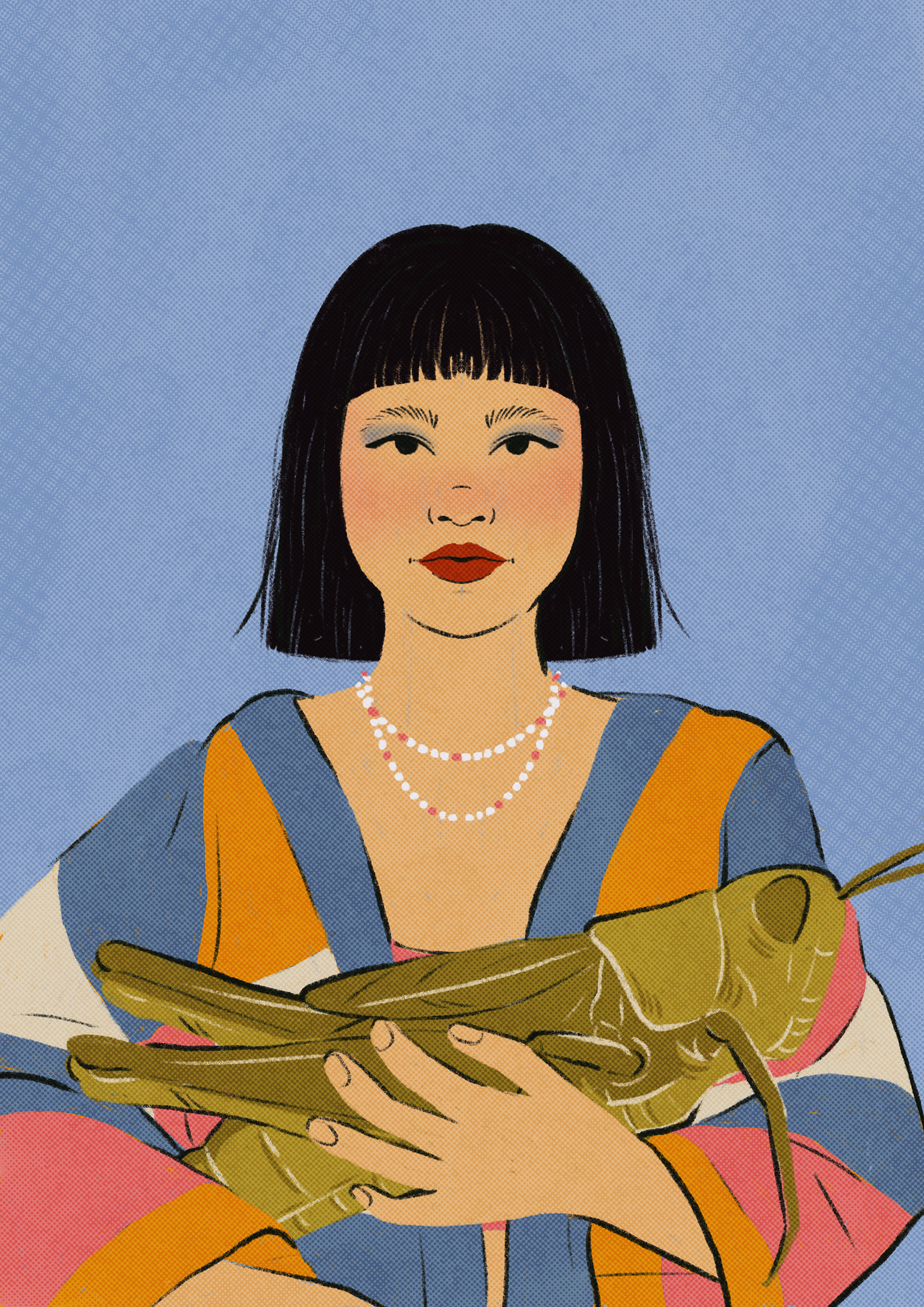 Girl with Grasshopper | Personal Work