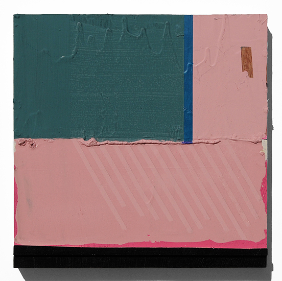 Academy Park in the Ghetto12" x 12"Acrylic, gouache, and latex paint, spray paint, foam, tape on luan panel2013