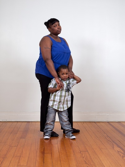 Catherine and her son Da'Mire