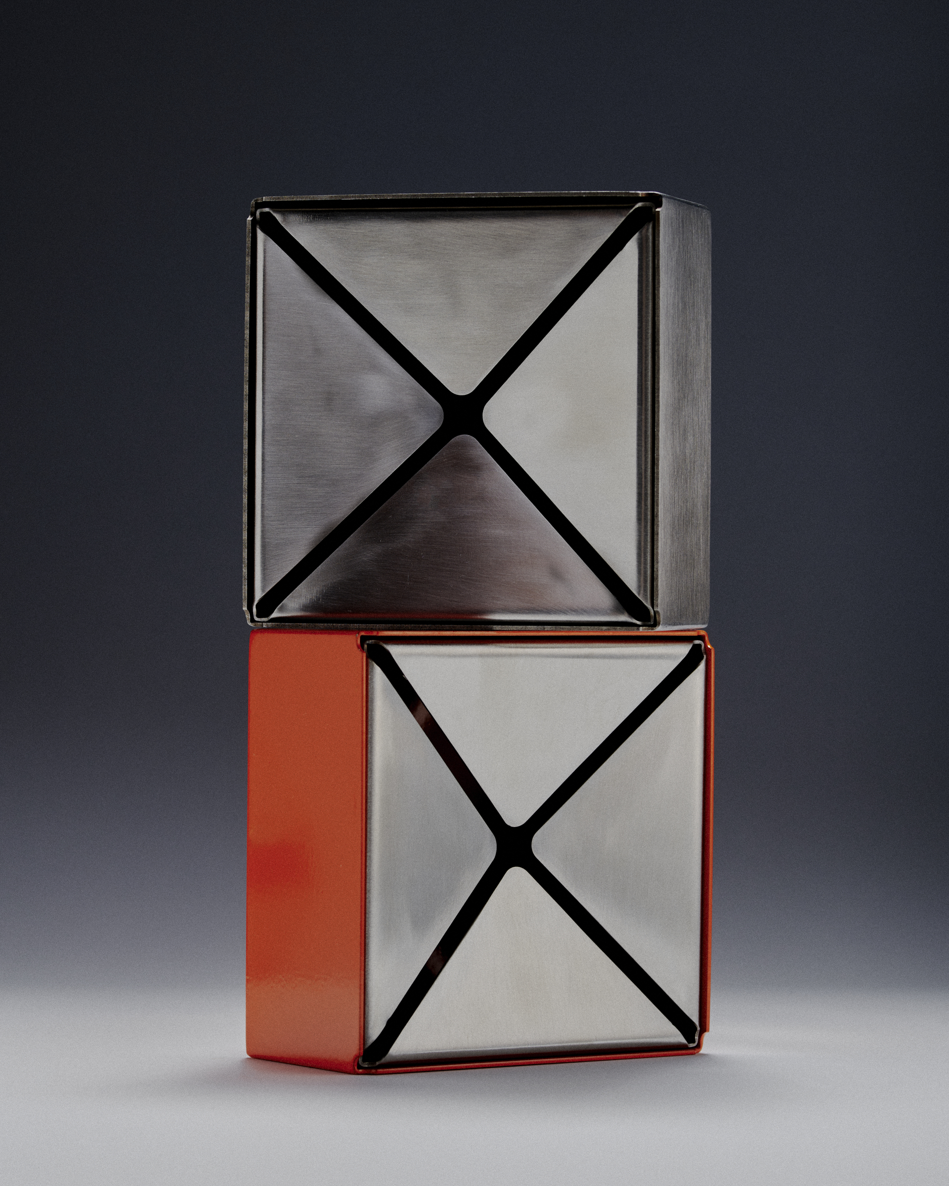 [A-001] Stainless Steel Ashtray, Photo by Steven John Miner