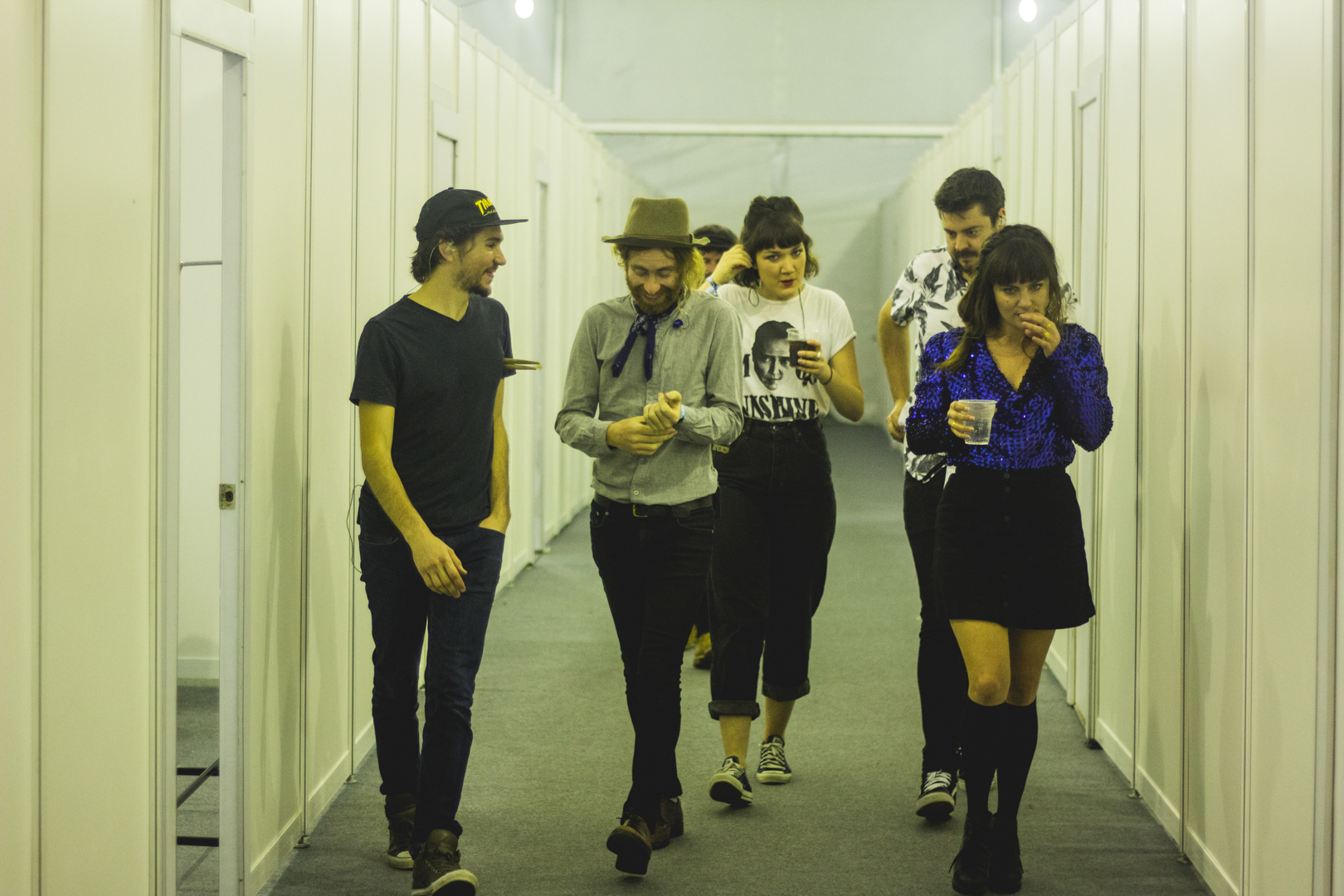Angus & Julius Stone backstage
