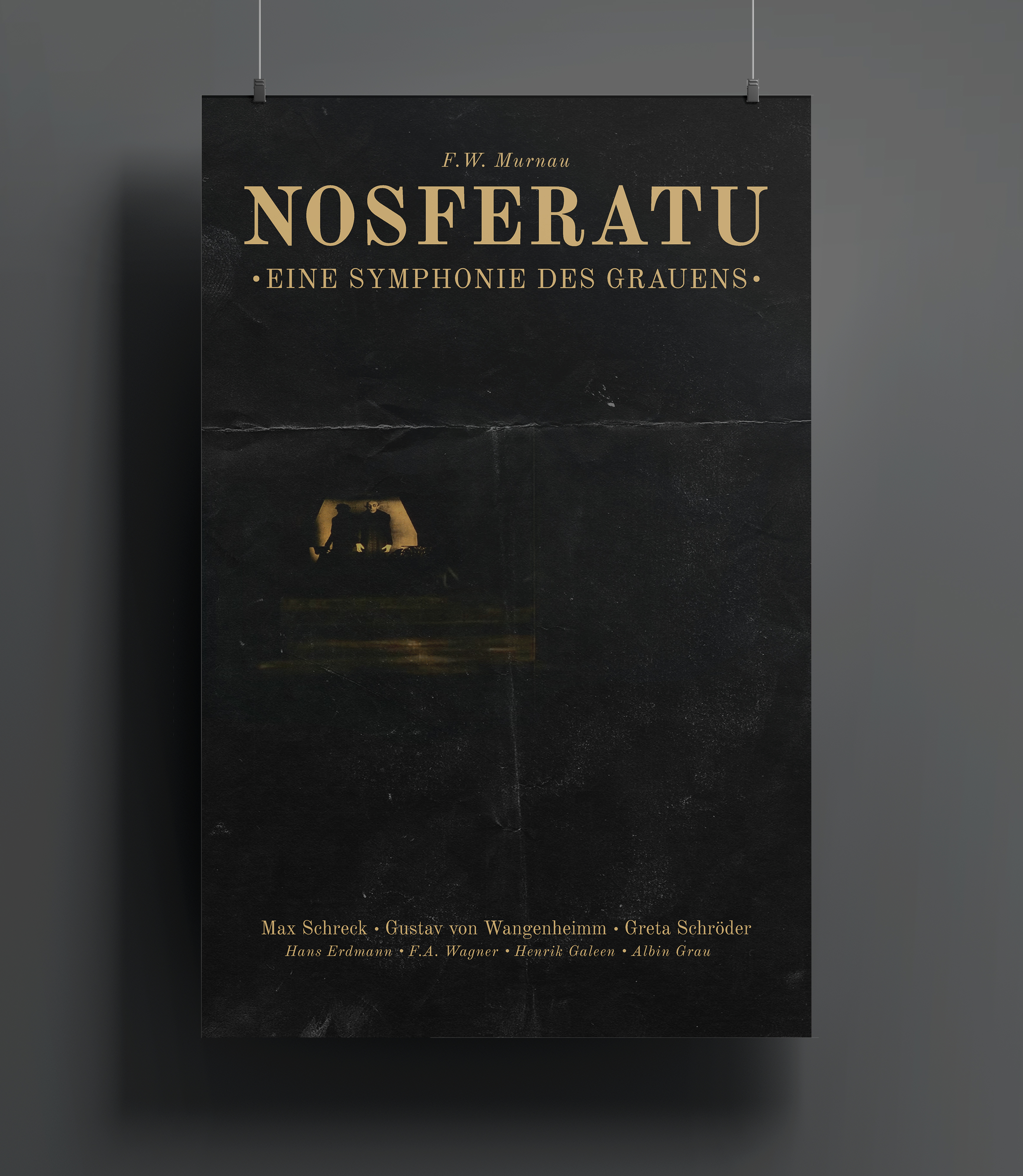 A poster for Nosferatu: A Symphony of Horror.