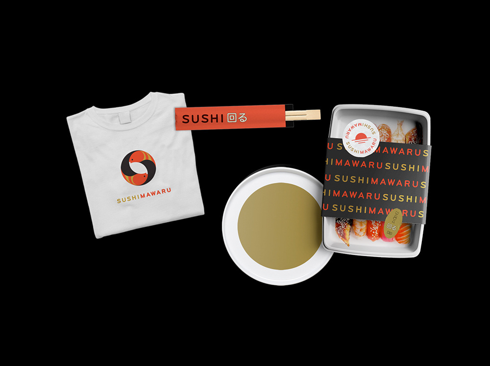 Sushi Mawaru —  Visual Identity 