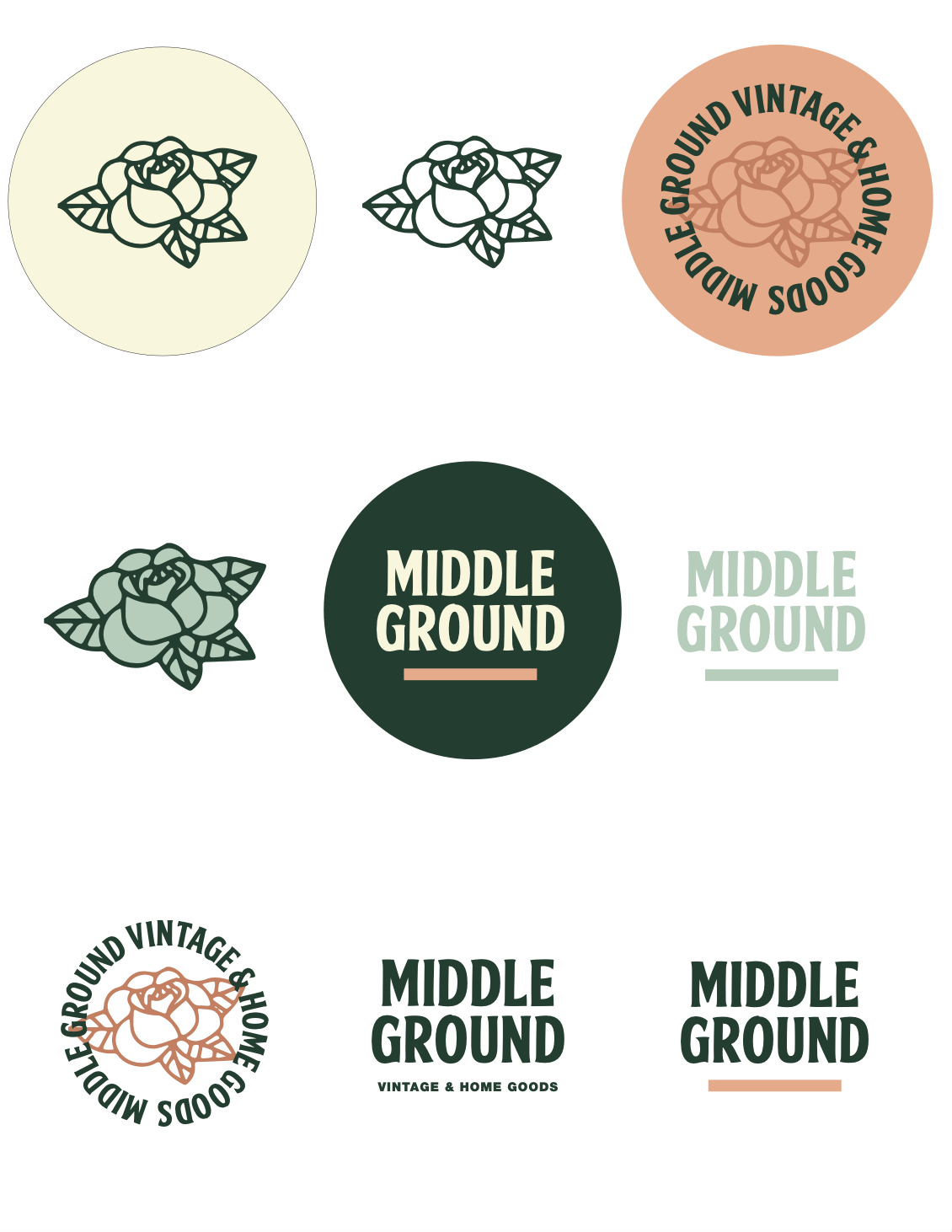 Branding for an online vintage goods merchant