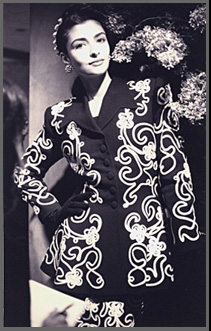 Norma Kamali’s evening collection.
