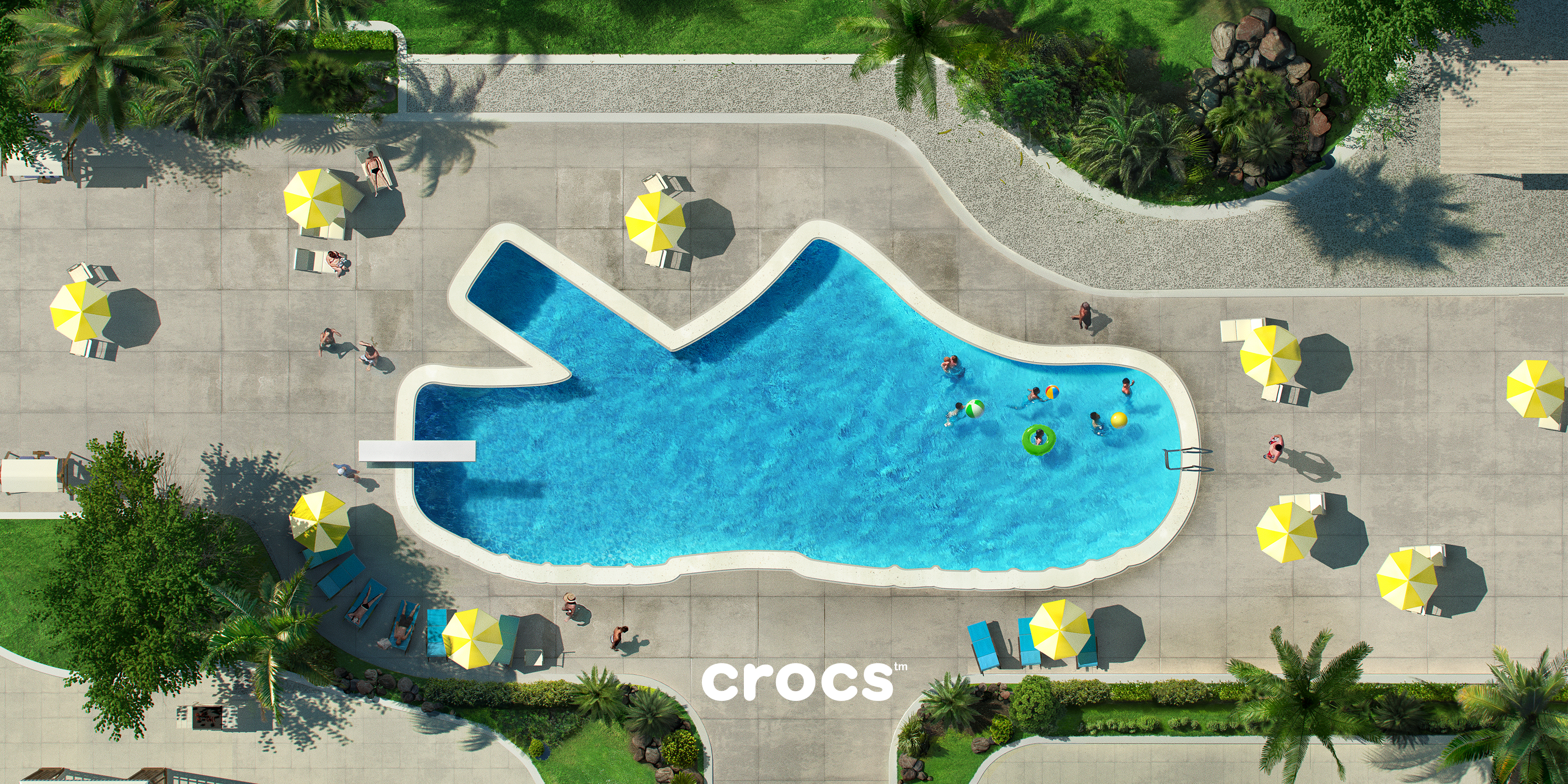 swimming crocs