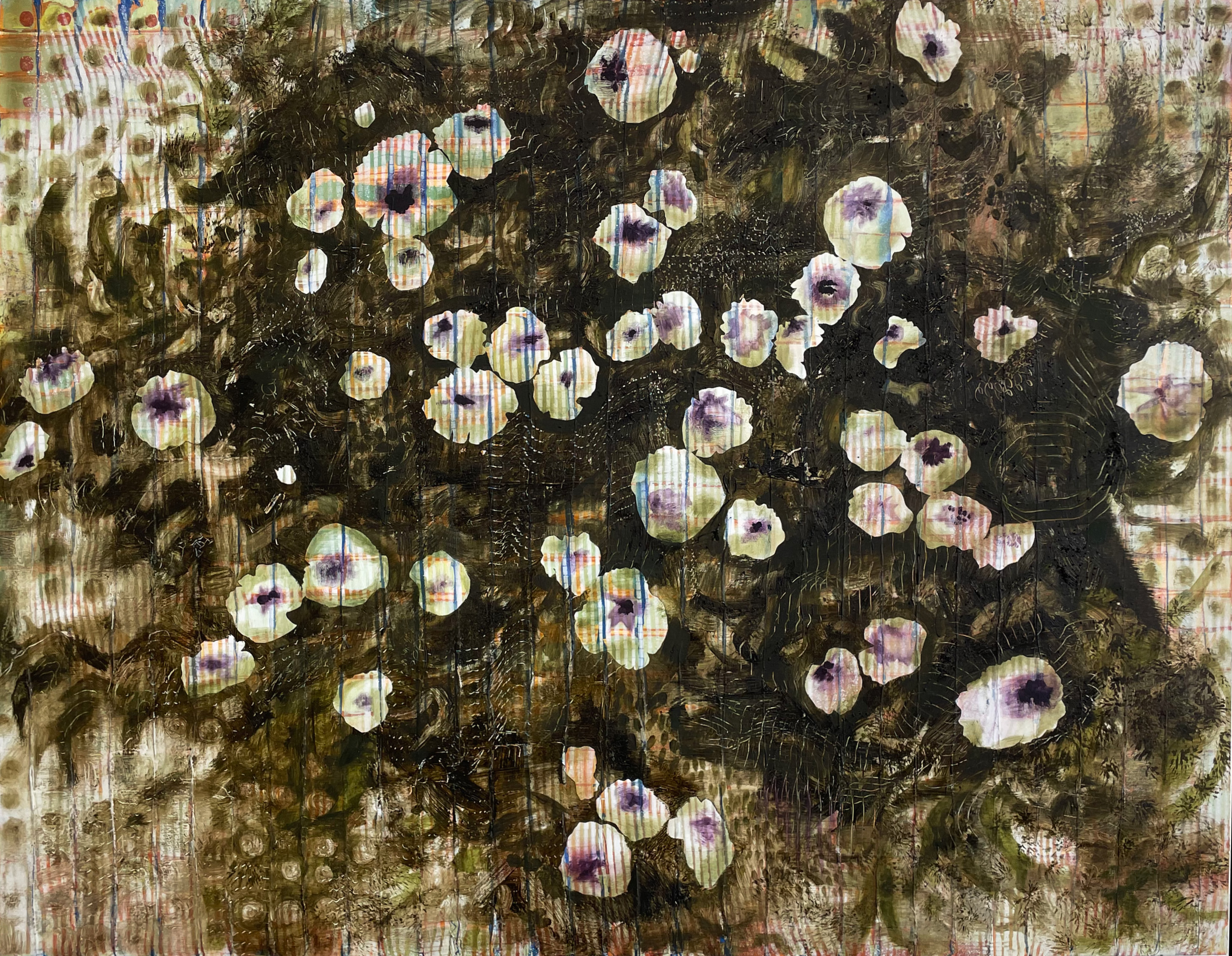  "Dad Is," 2023, Oil paint on Panel, 32” x 22”