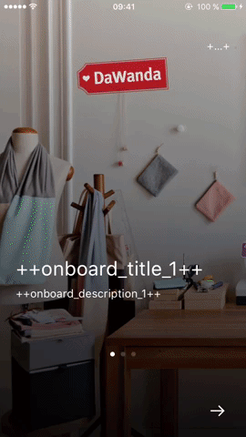 onboarding flow gif
