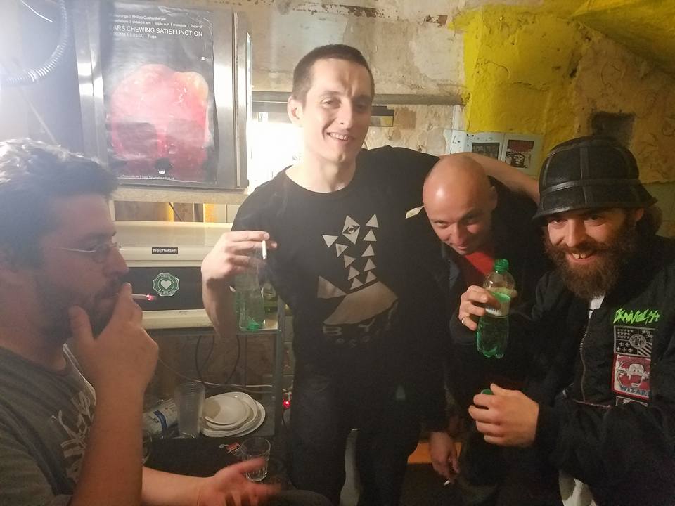 Bratislava SK 2017, amazing gig with our crazy new friends, up all night MF 