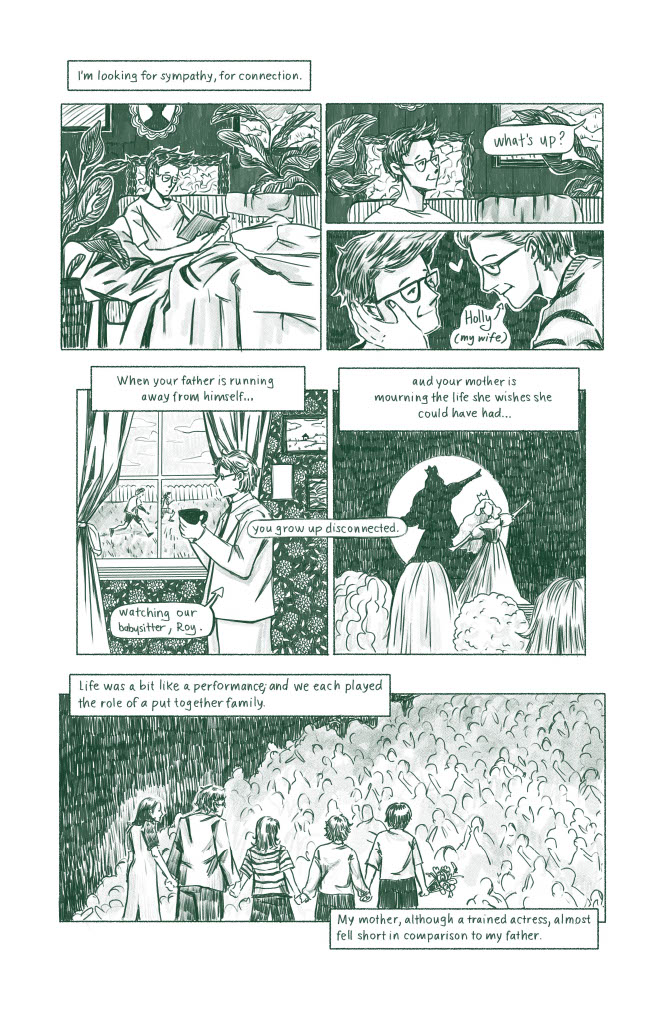 Biography Comic for Alison Bechdel. 2022