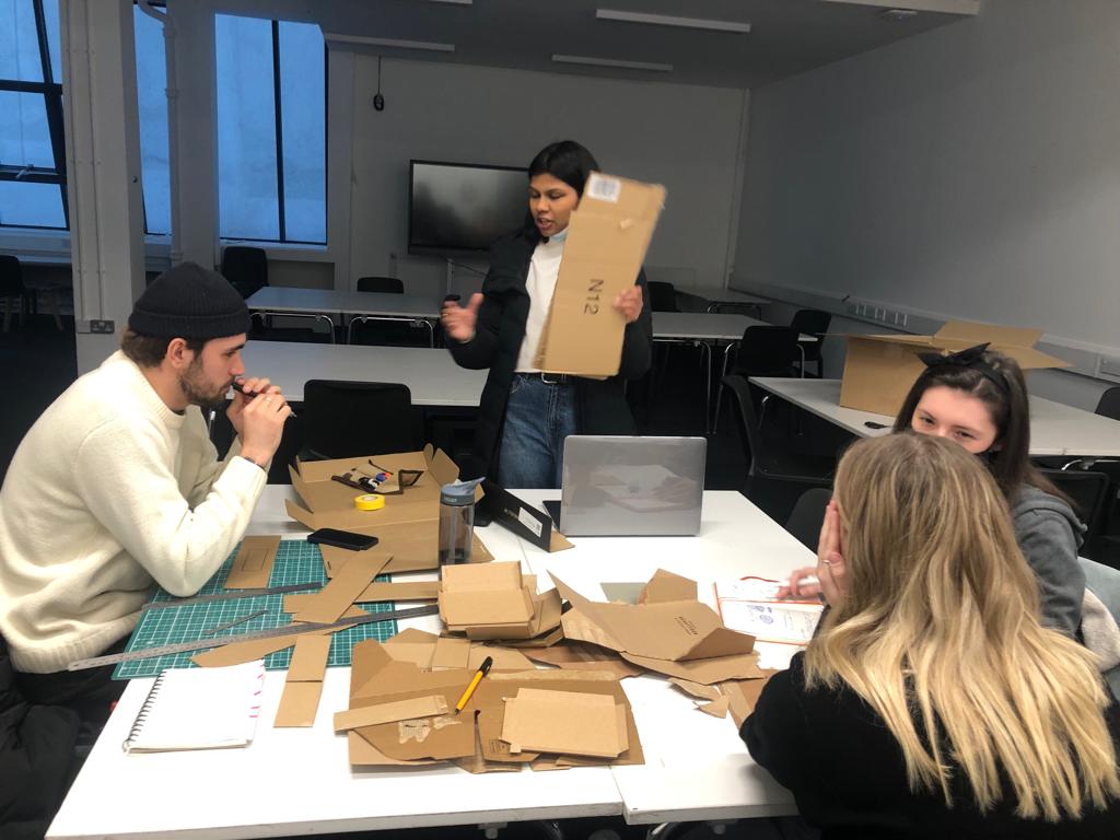 Making first prototypes of new masks