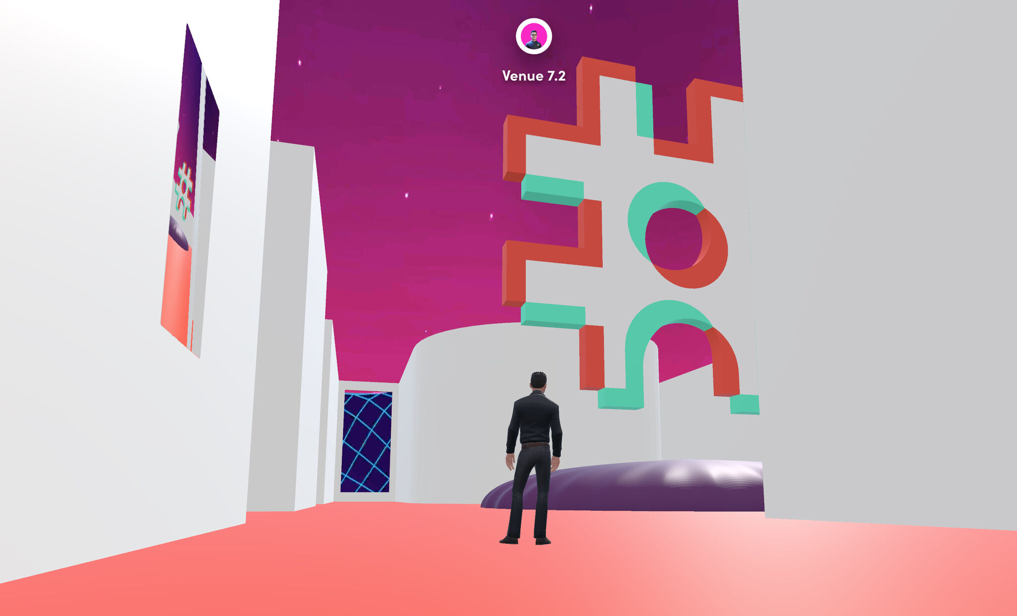 3D Venue for metaverse event on Spatial for ZN