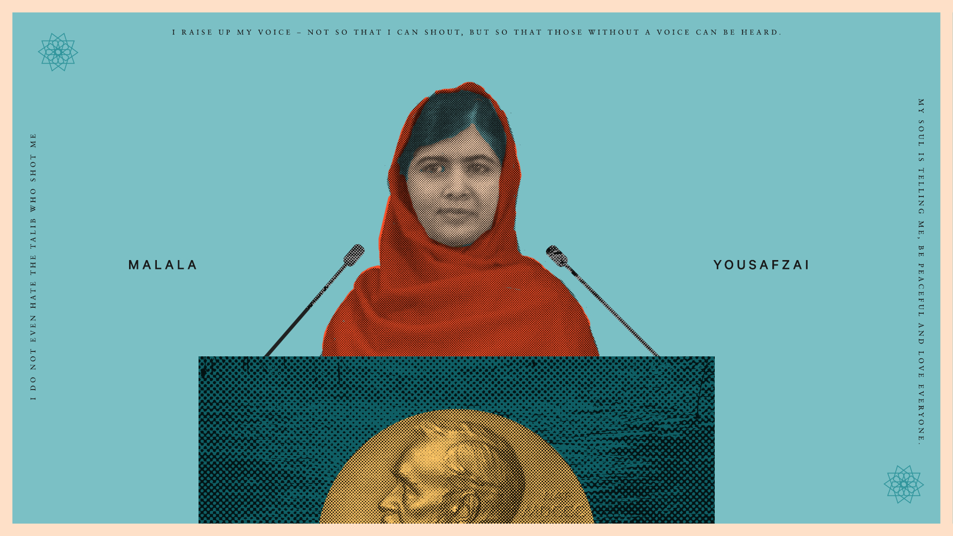 Malala Yousafzai / Caravan, art direction and illustration