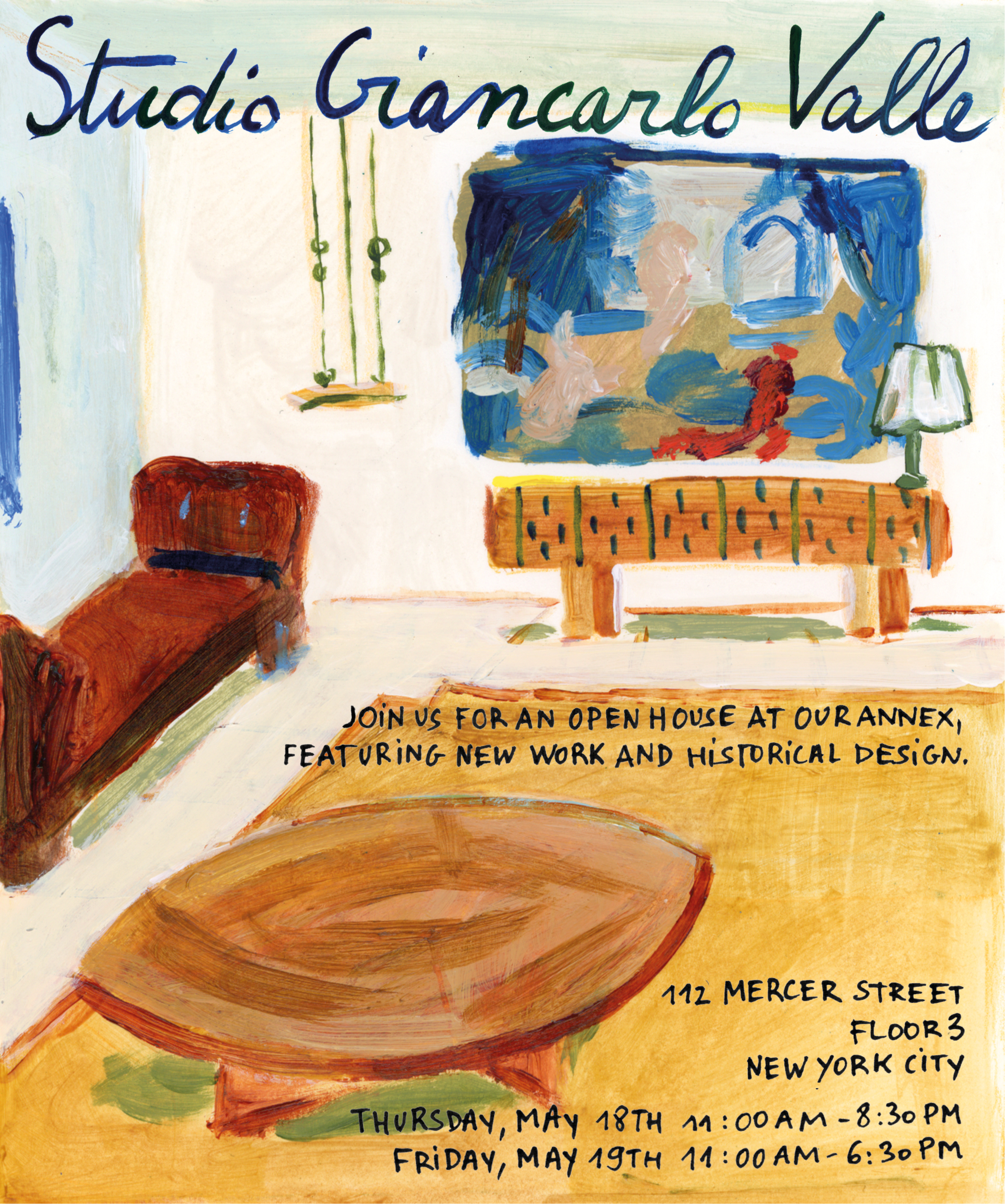 Invitation for Studio Giancarlo Valle, 2023