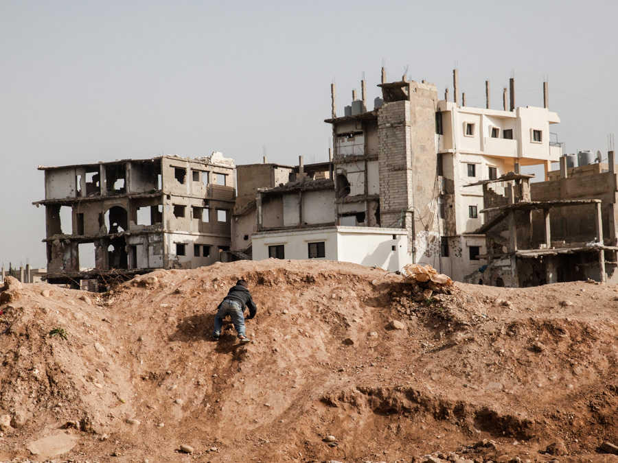  Nahr el Bared Camp, north Lebanon Restes de la guerre de 2007