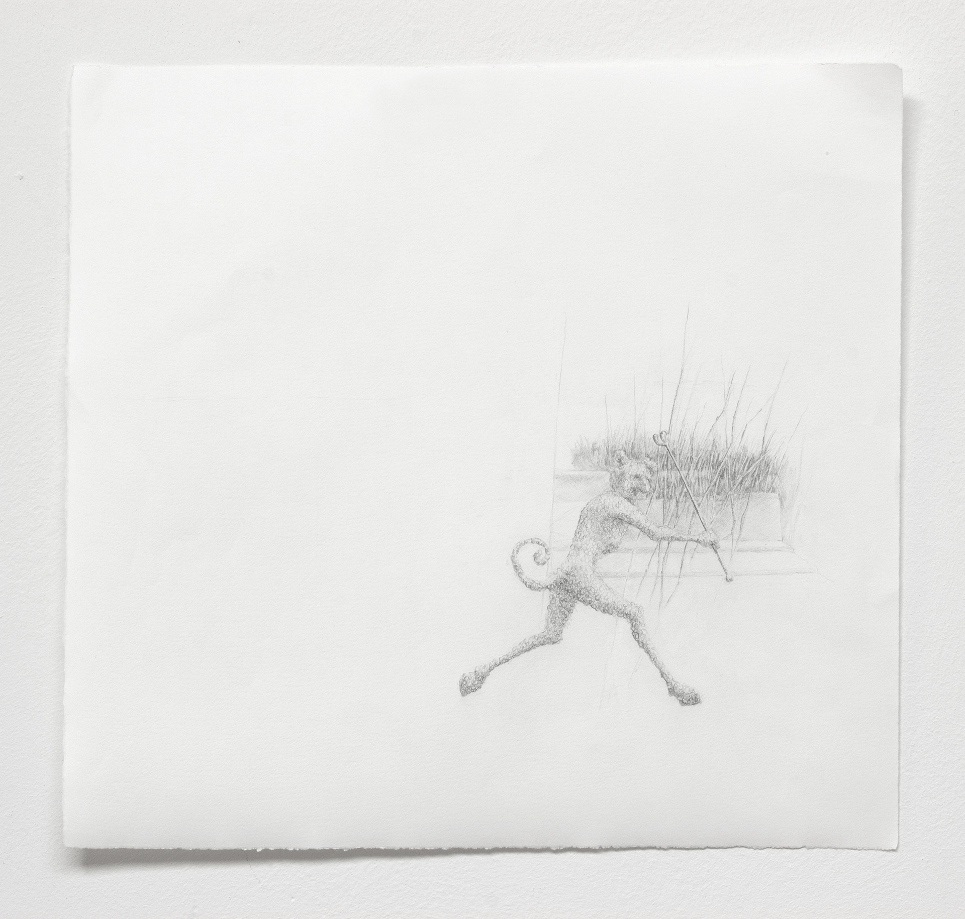 Burryman, pencil, 12 inches by 11.5 inches