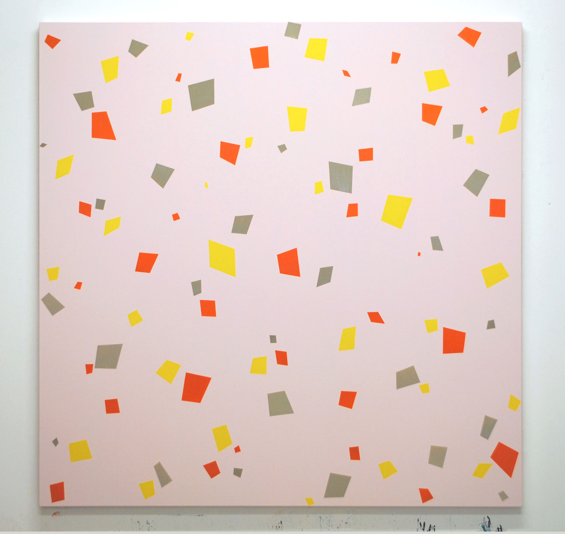 Comminuo XX 150cm x 150cm oil and acrylic on canvas 2016