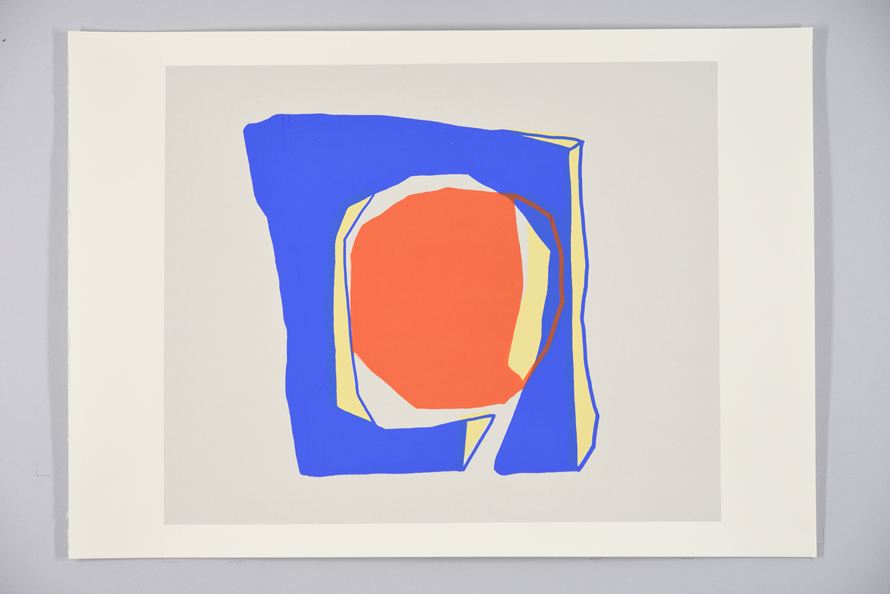 Bogen (2017), Silkscreen, 29,7 × 42 cm