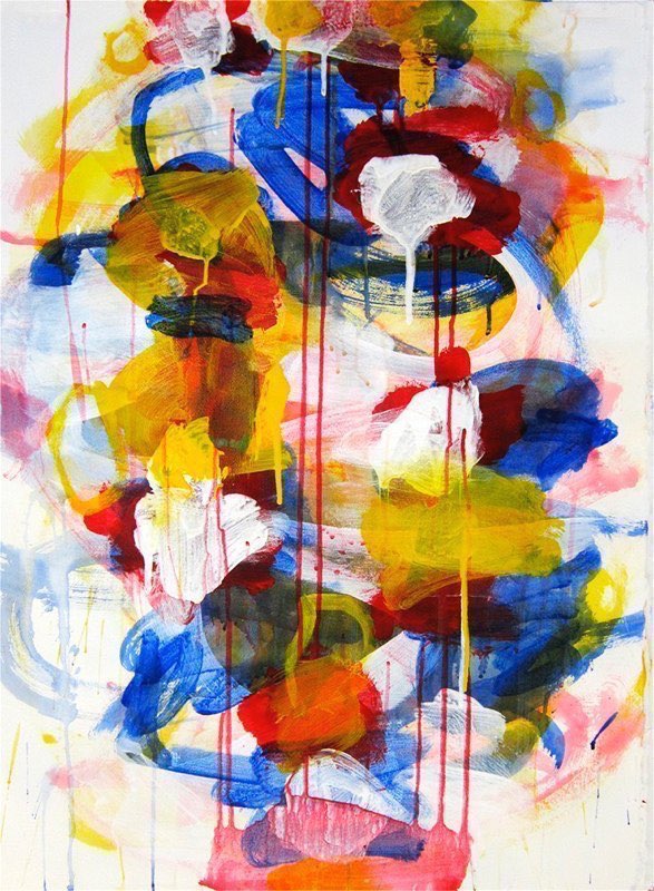 Garland 2014acrylic/paper  22x30”