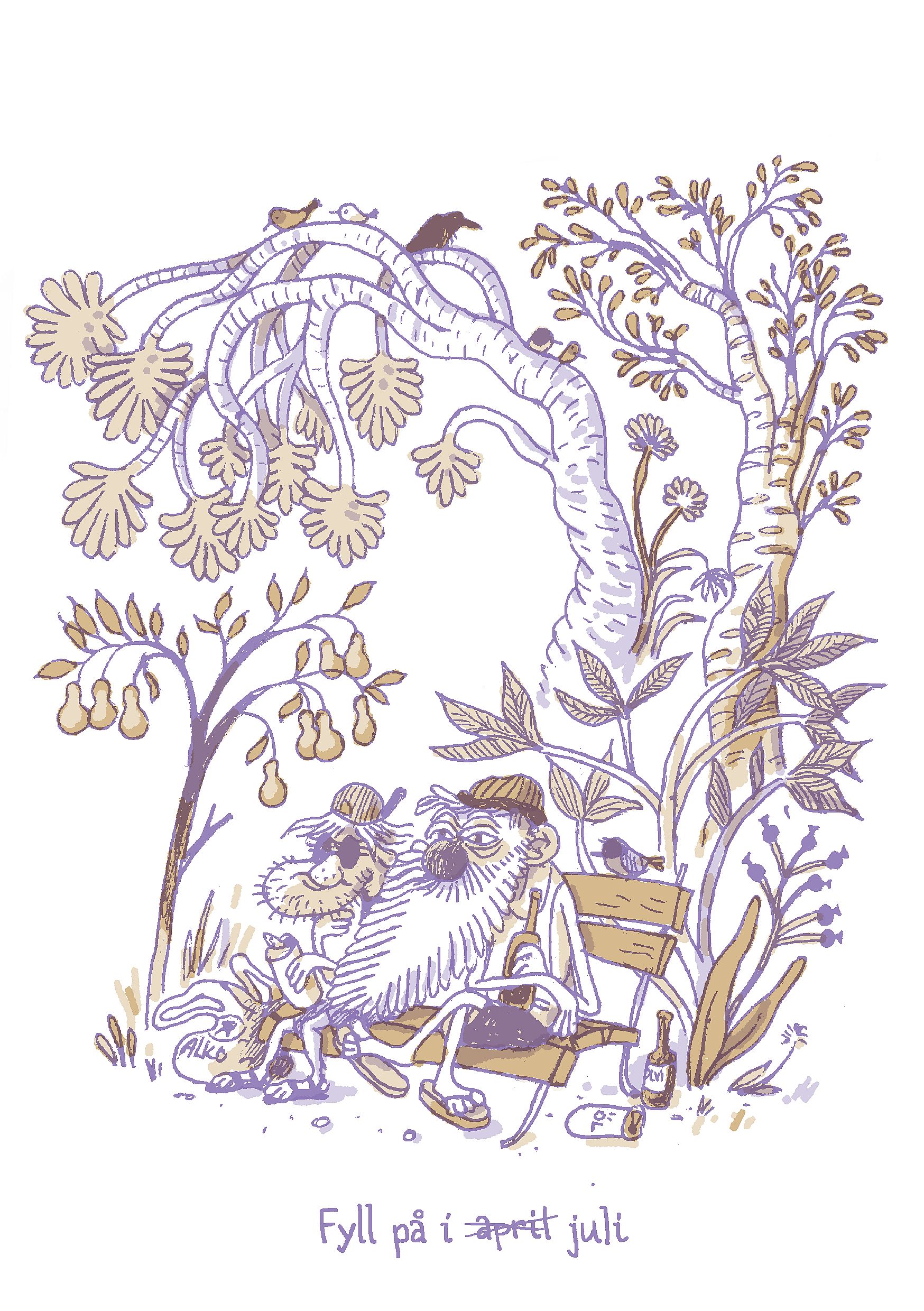 Illustration for Pilung zine 2022