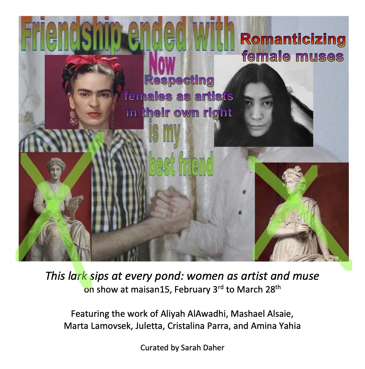 Exhibition poster/meme
