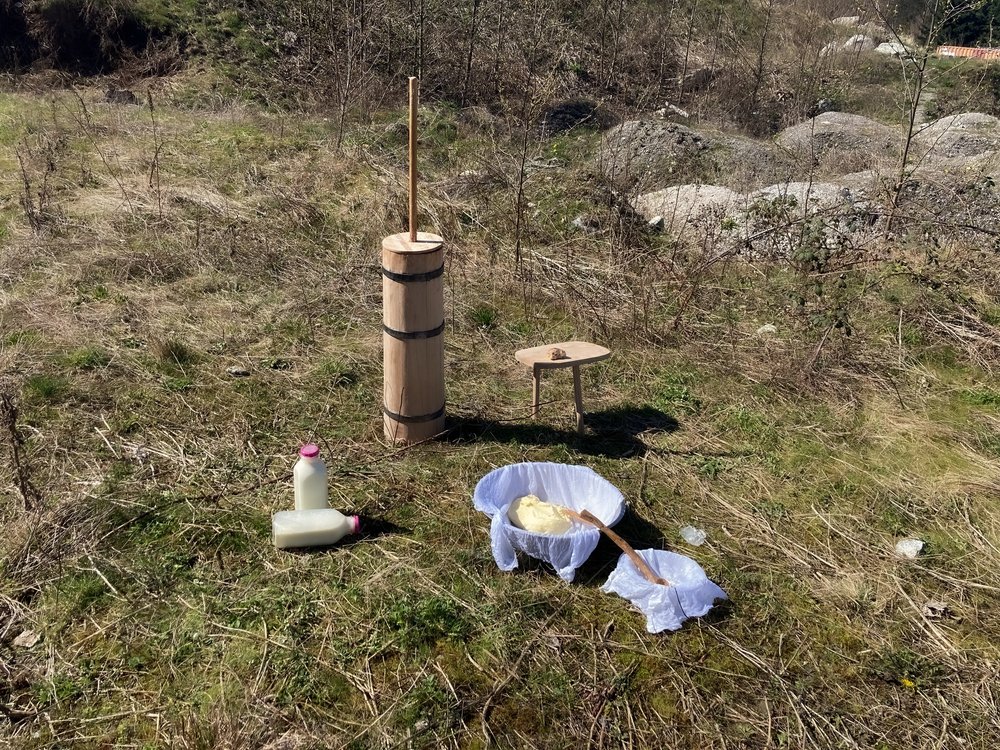 Before the milk turns sour, ritual, 2022.