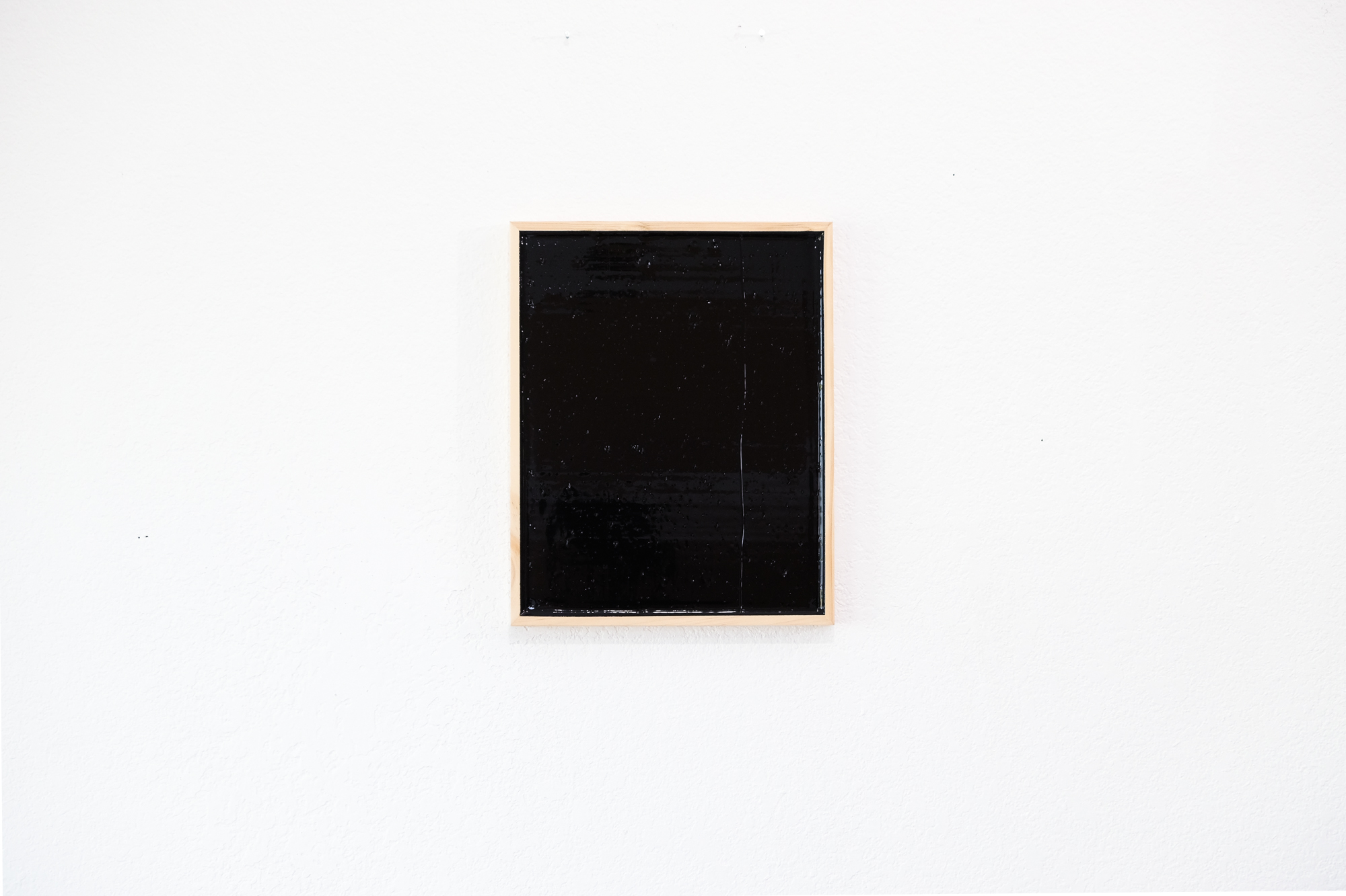 Only Black 06, 2019, Acrylic on wood panel, 10 x 8 in