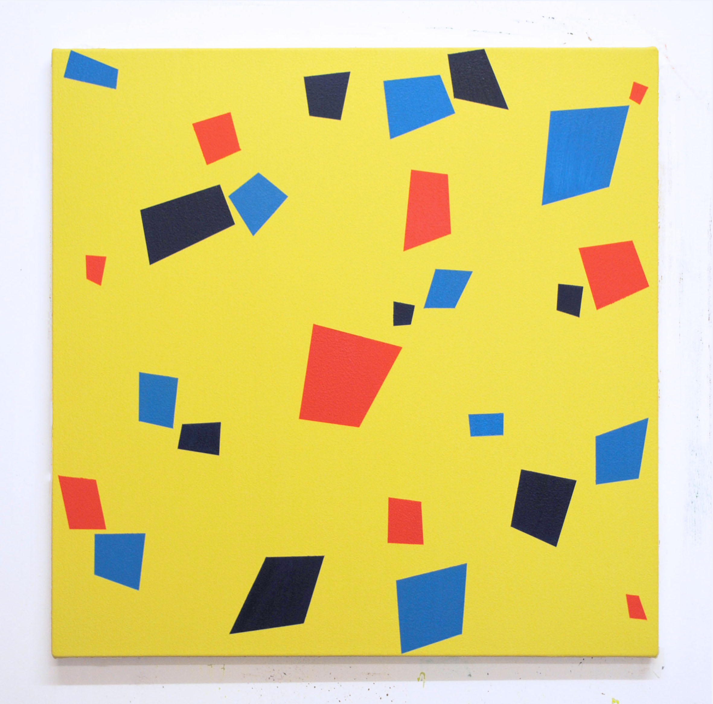 Comminuo_XXI 61cm x 61cm oil and acrylic on canvas 2017