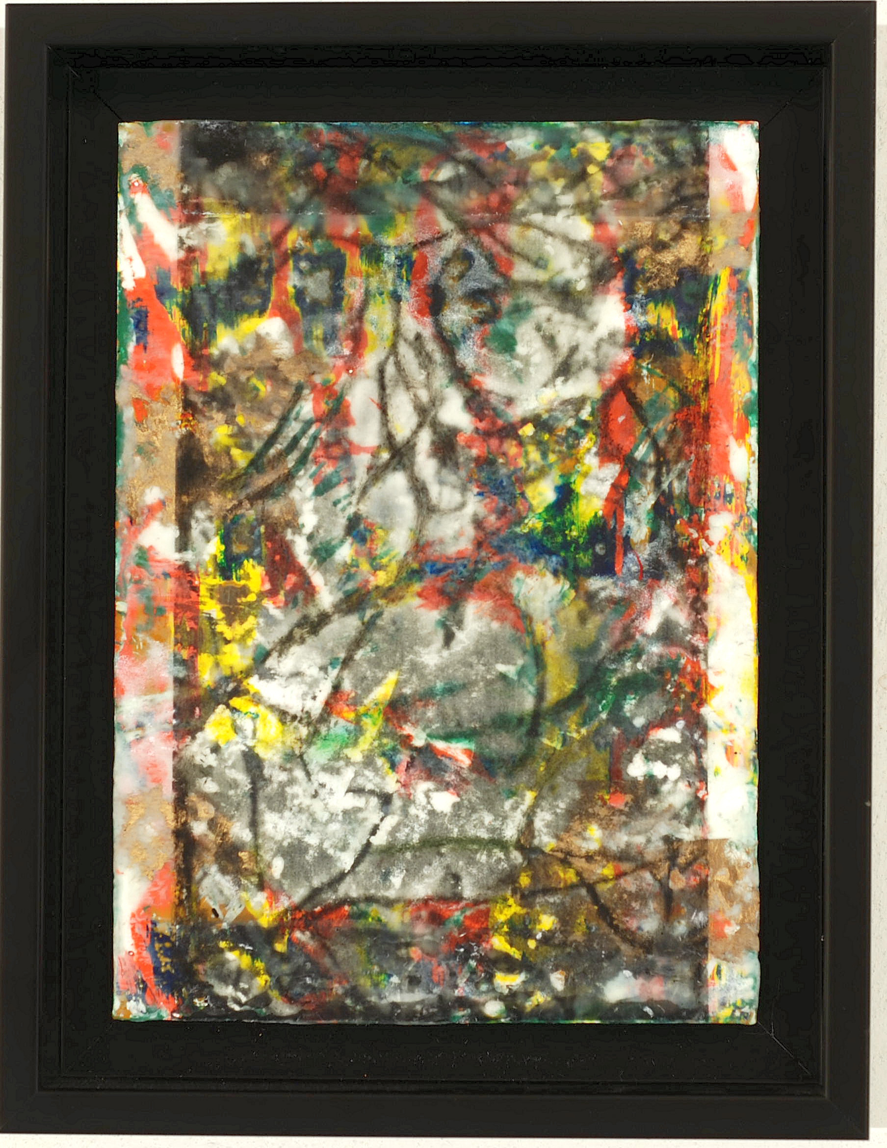 Remembrance, 2013, encaustic and mixed media, 7 X 5 inches   