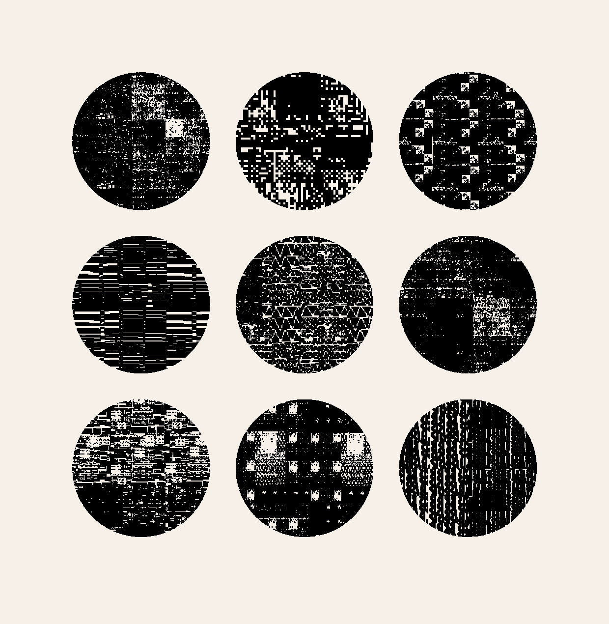 Dwarf Planet x 9 / Giclée fine art print on Hahnemühle Watercolour paper / Variable dimensions / Edition of 6