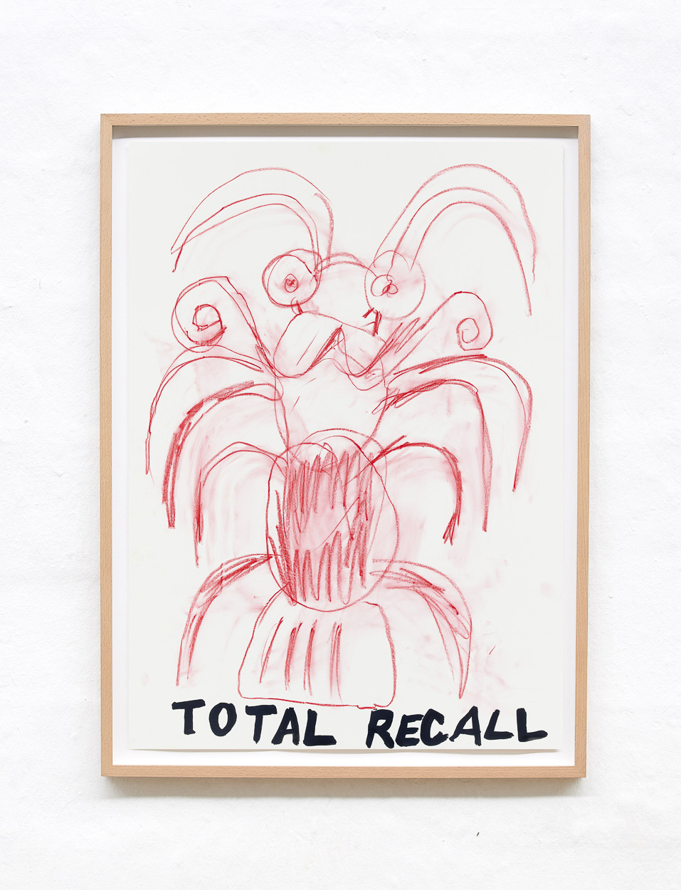Total Recall, 2020. ink and charcoal on paper. 90cm x 65cm