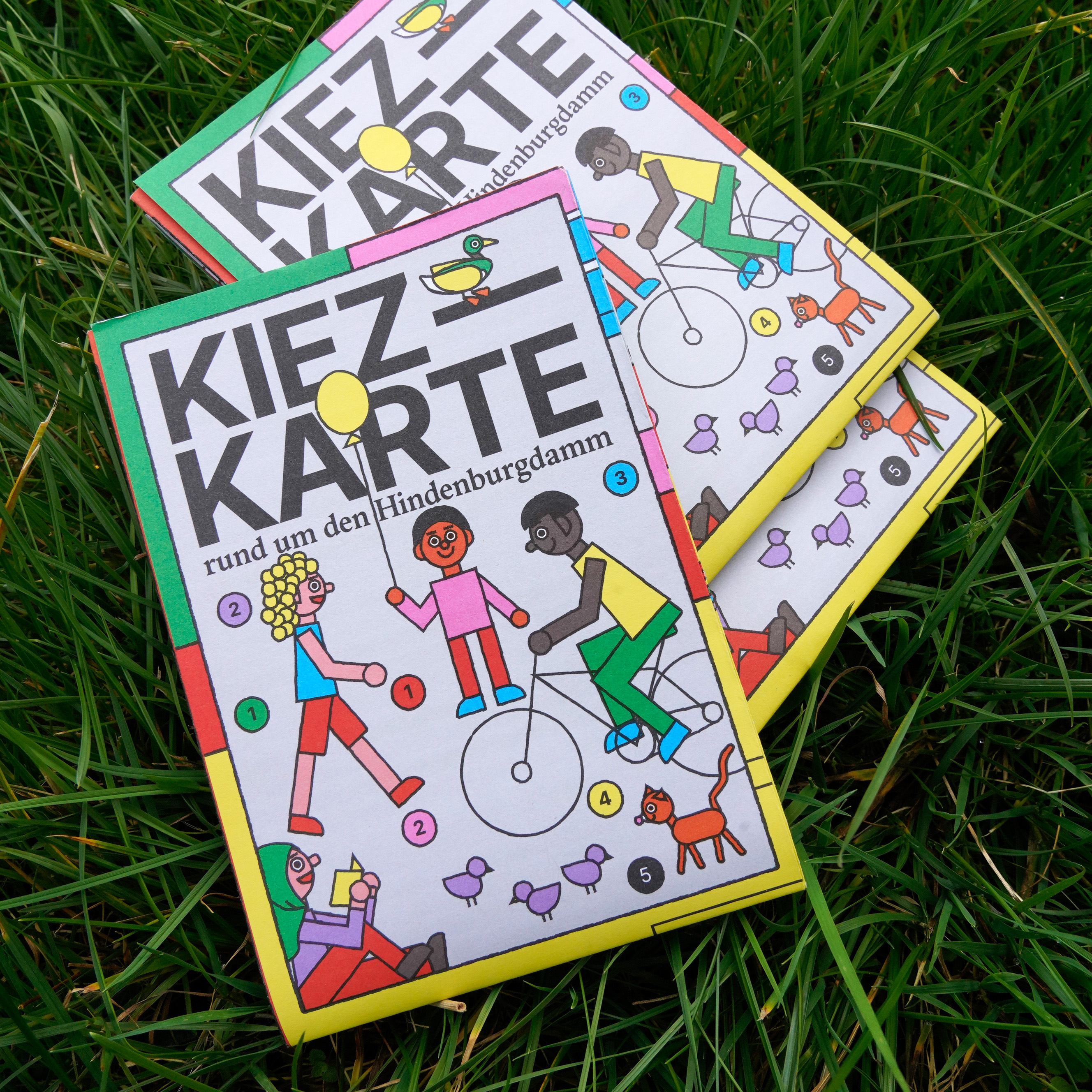 Neighborhood Map and big Illustration for BENN Hindenburgdamm