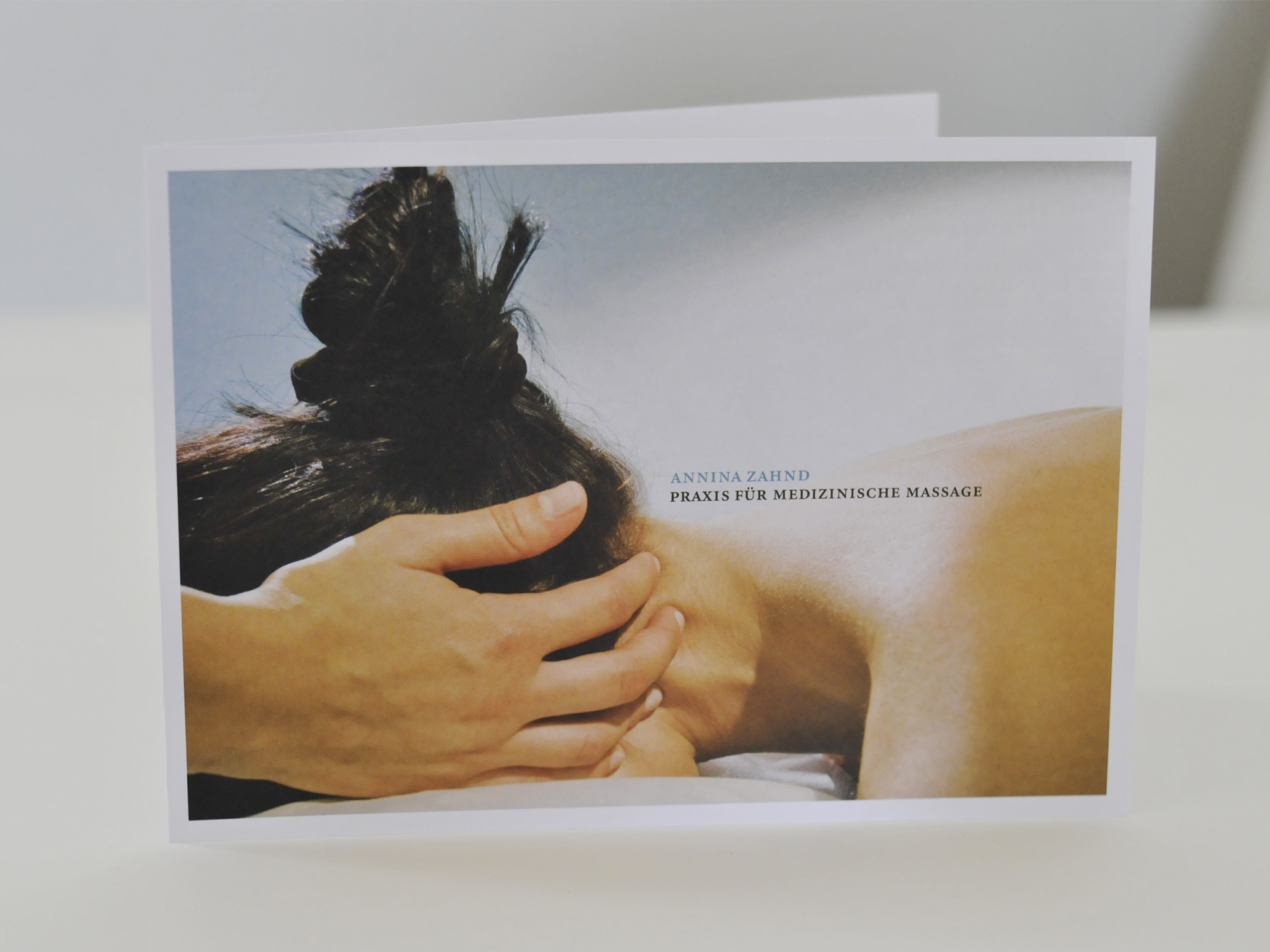 Brand-Design für Anina Zahnd, Medizinische Massage