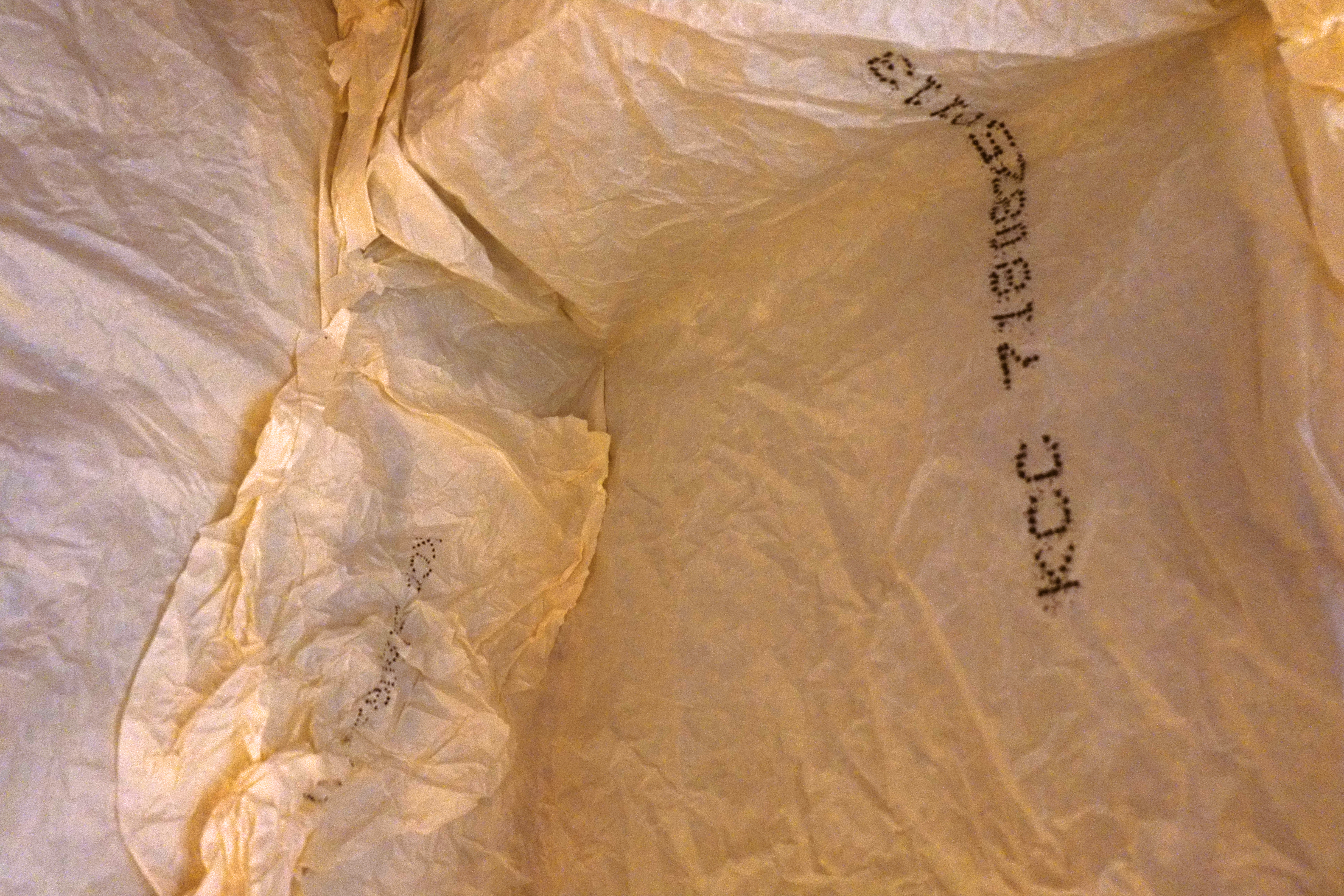 KCC paper used for wrapping building glass.